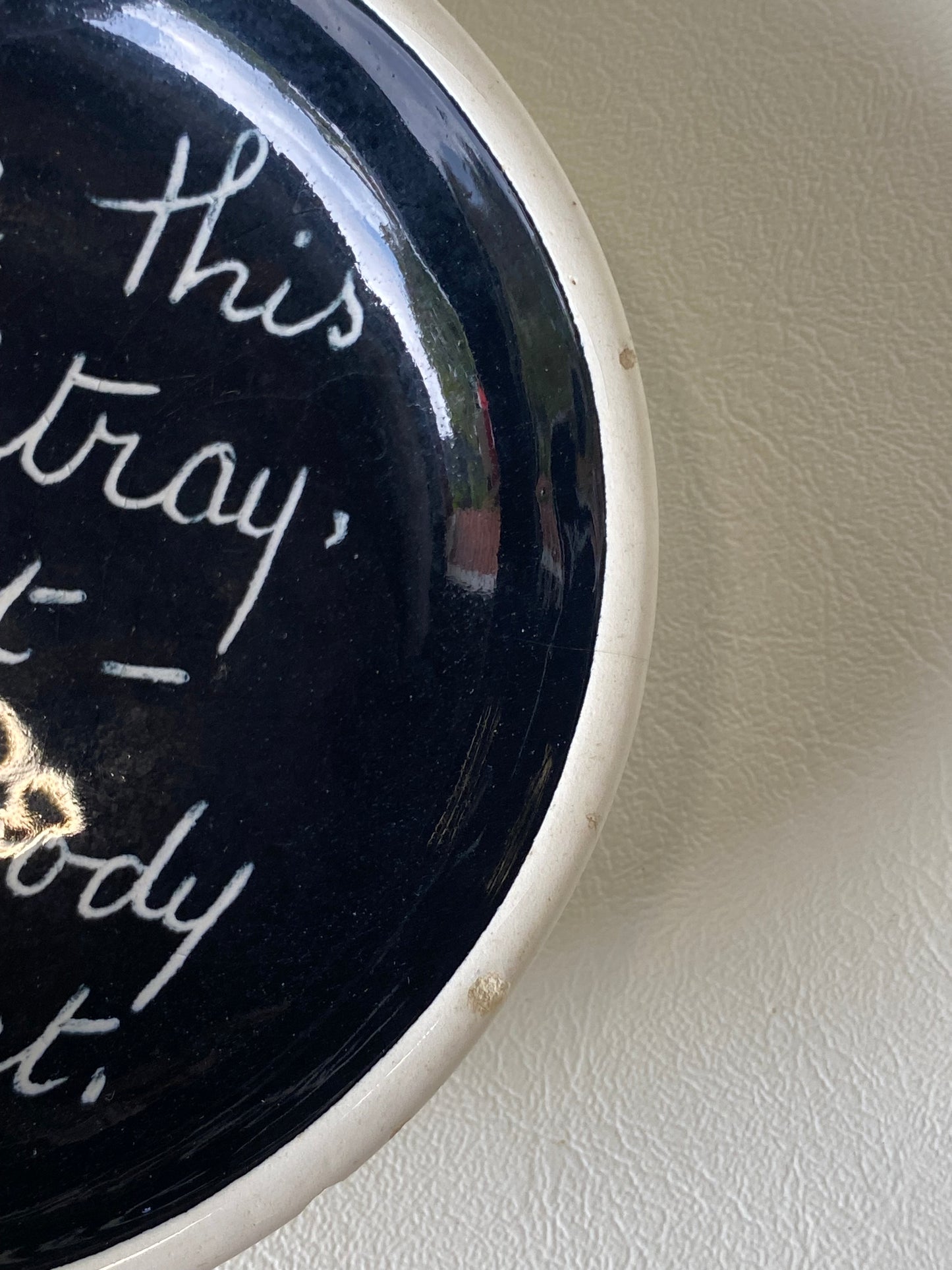 Vintage Harry Memmott ceramic ashtray - collectable