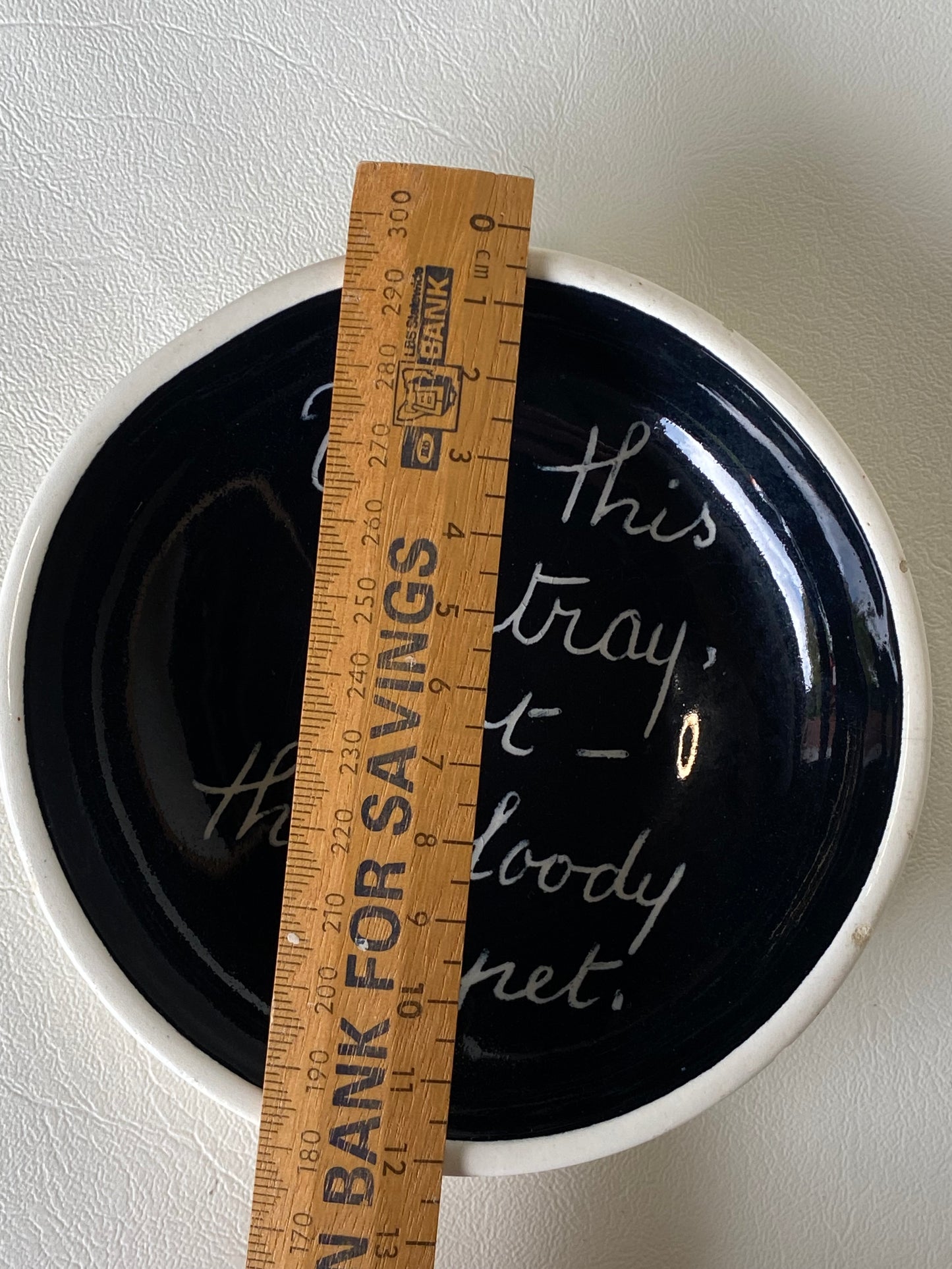 Vintage Harry Memmott ceramic ashtray - collectable