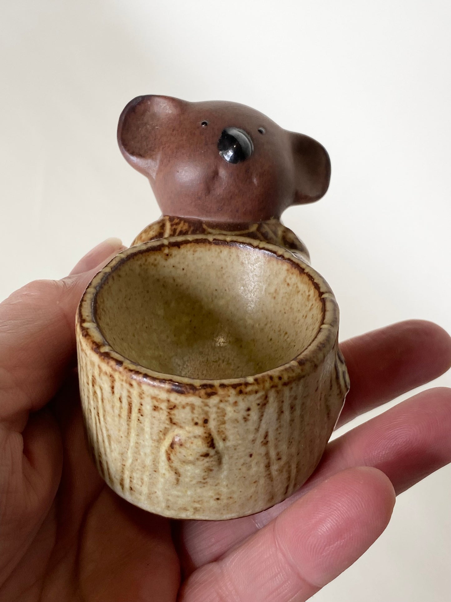 Vintage 1970s GEMPO koala egg cup