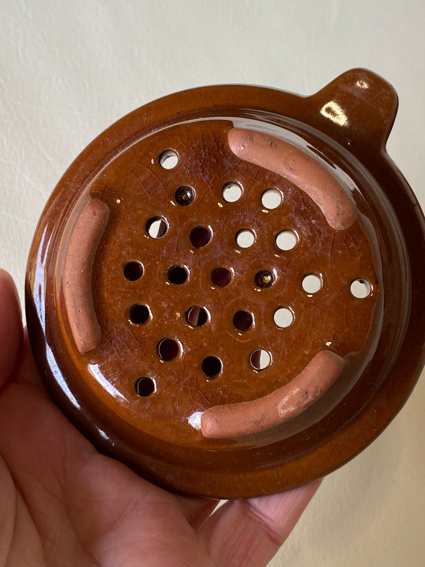 1970s Vintage Japanese Ceramic Dripping Pot