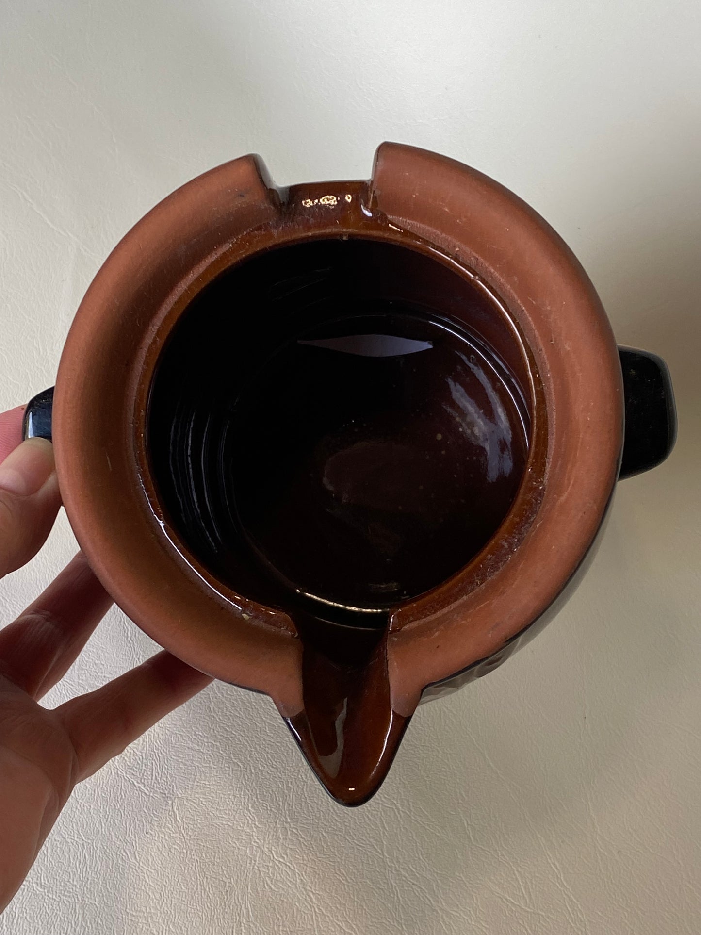 1970s Vintage Japanese Ceramic Dripping Pot