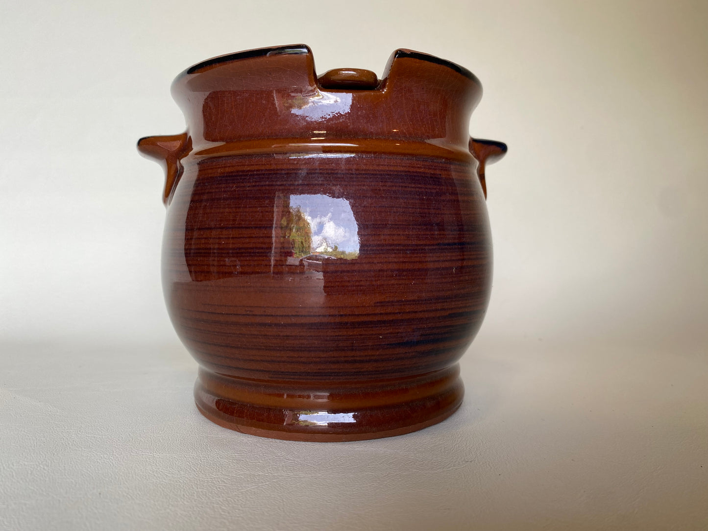 1970s Vintage Japanese Ceramic Dripping Pot