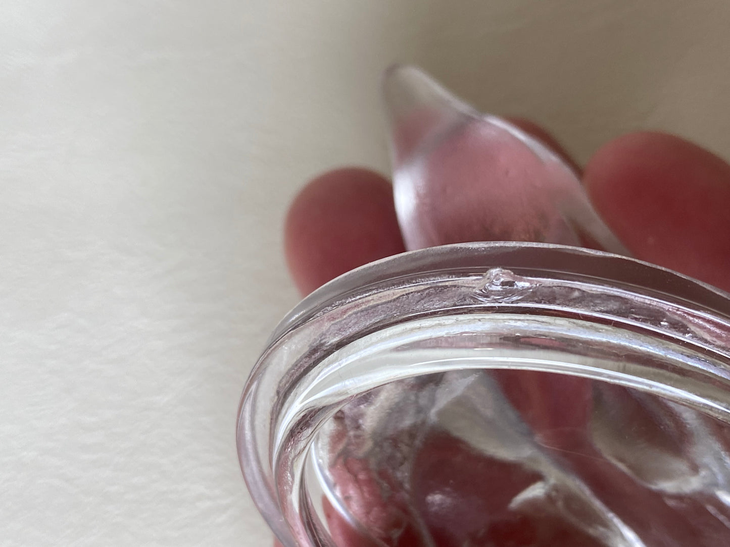 Vintage Luminarc Glass Dolphin Trinket box
