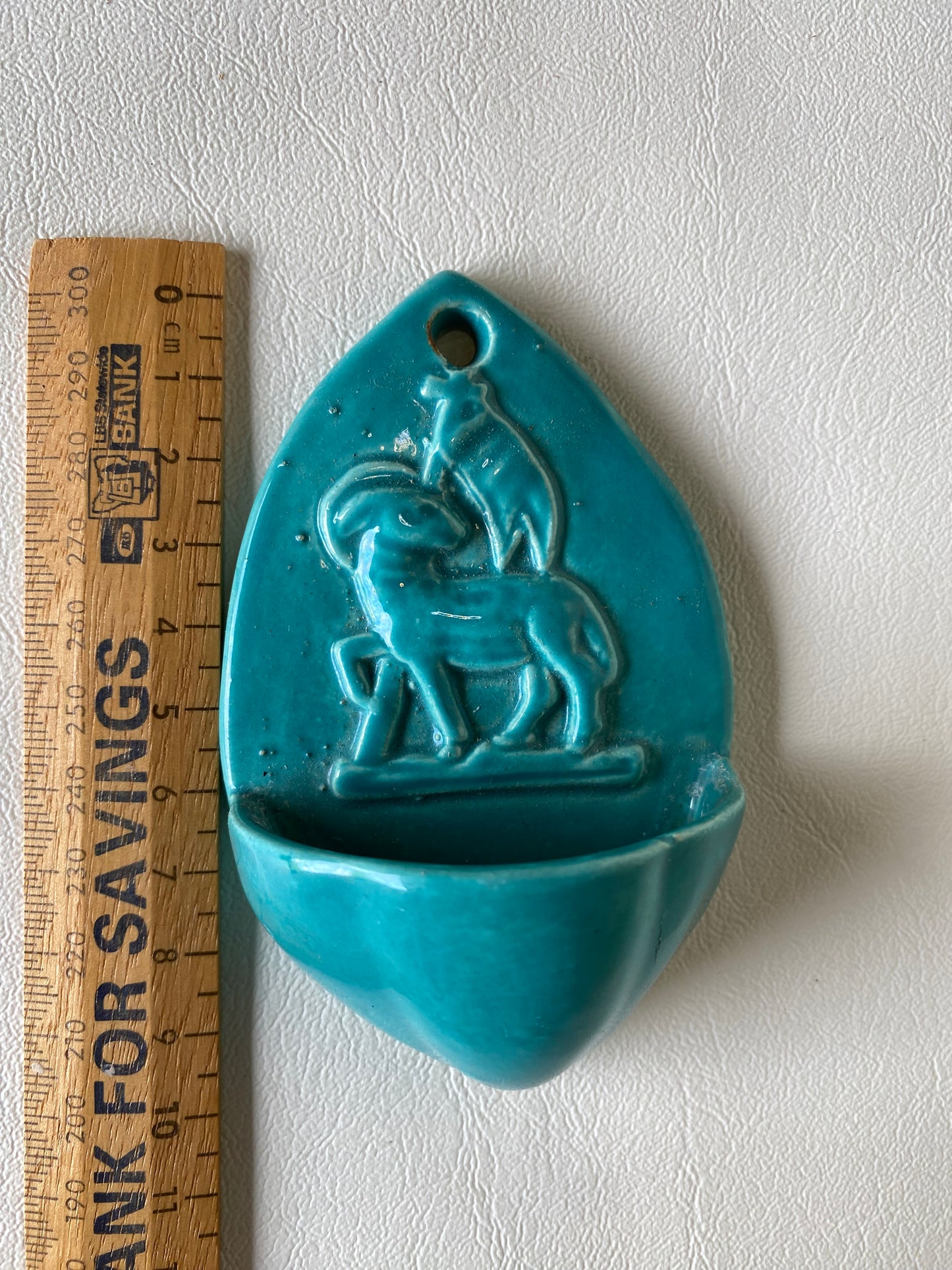 Vintage Holy Water font - French - Lamb Agnus Dei