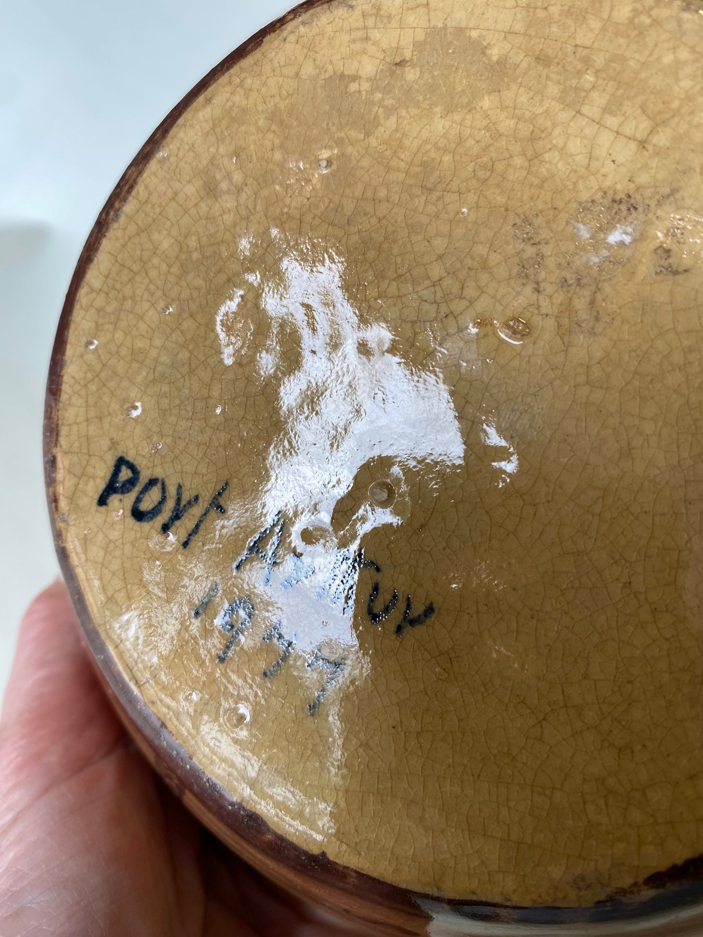 Rare Helena Chudocekova 1970s Port Arthur pottery bowl
