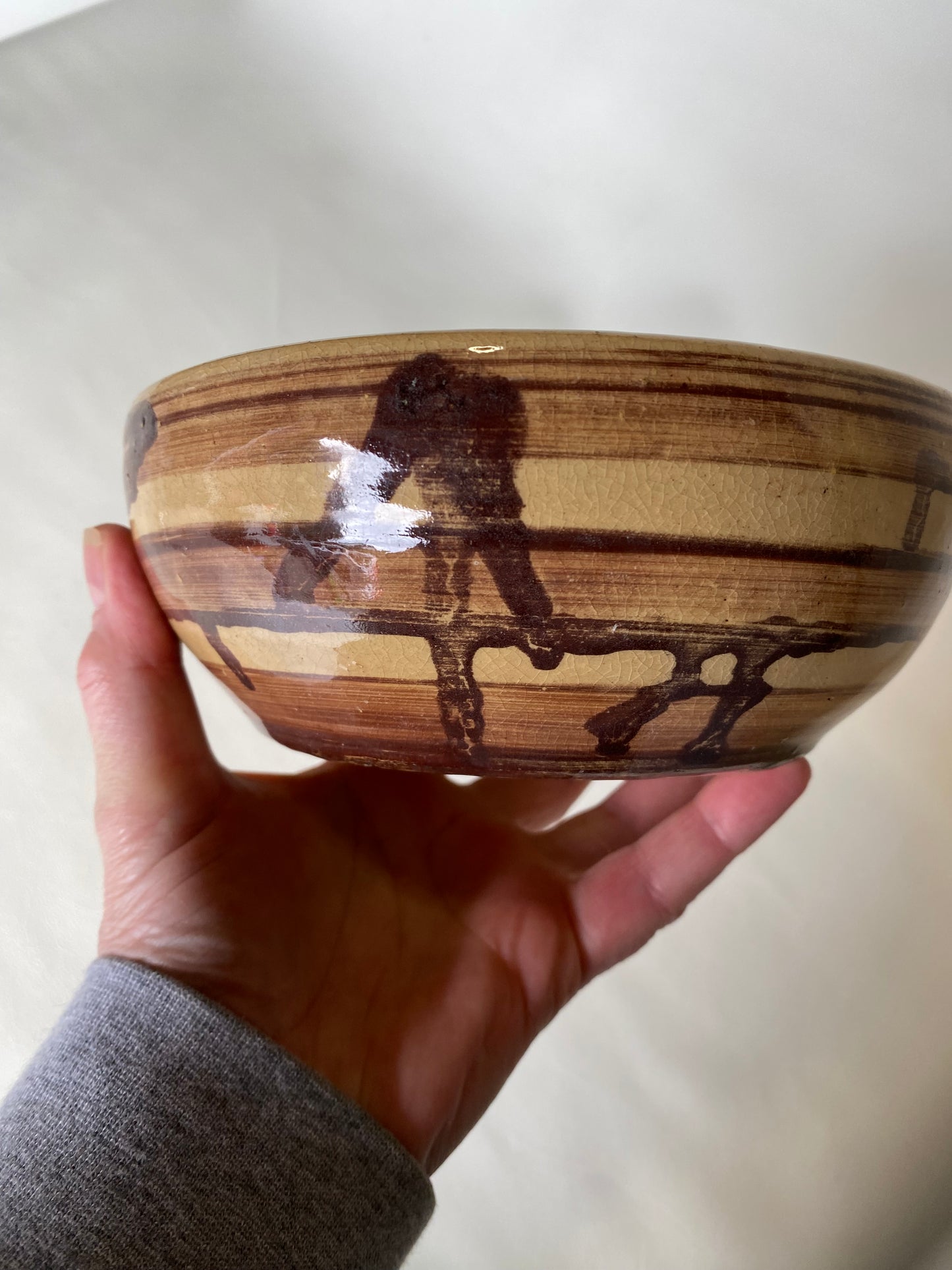 Rare Helena Chudocekova 1970s Port Arthur pottery bowl