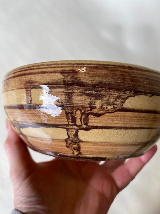Rare Helena Chudocekova 1970s Port Arthur pottery bowl