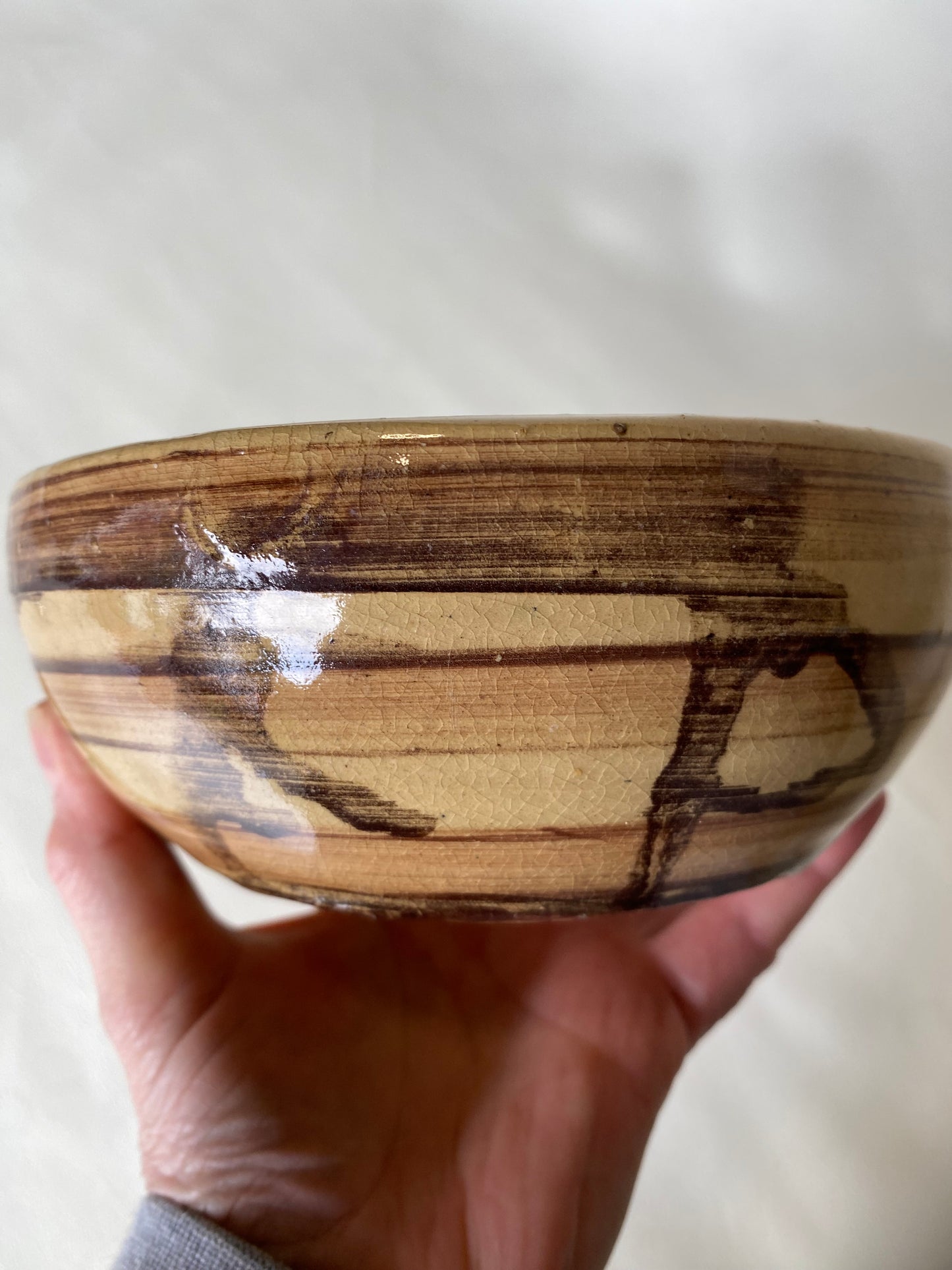 Rare Helena Chudocekova 1970s Port Arthur pottery bowl