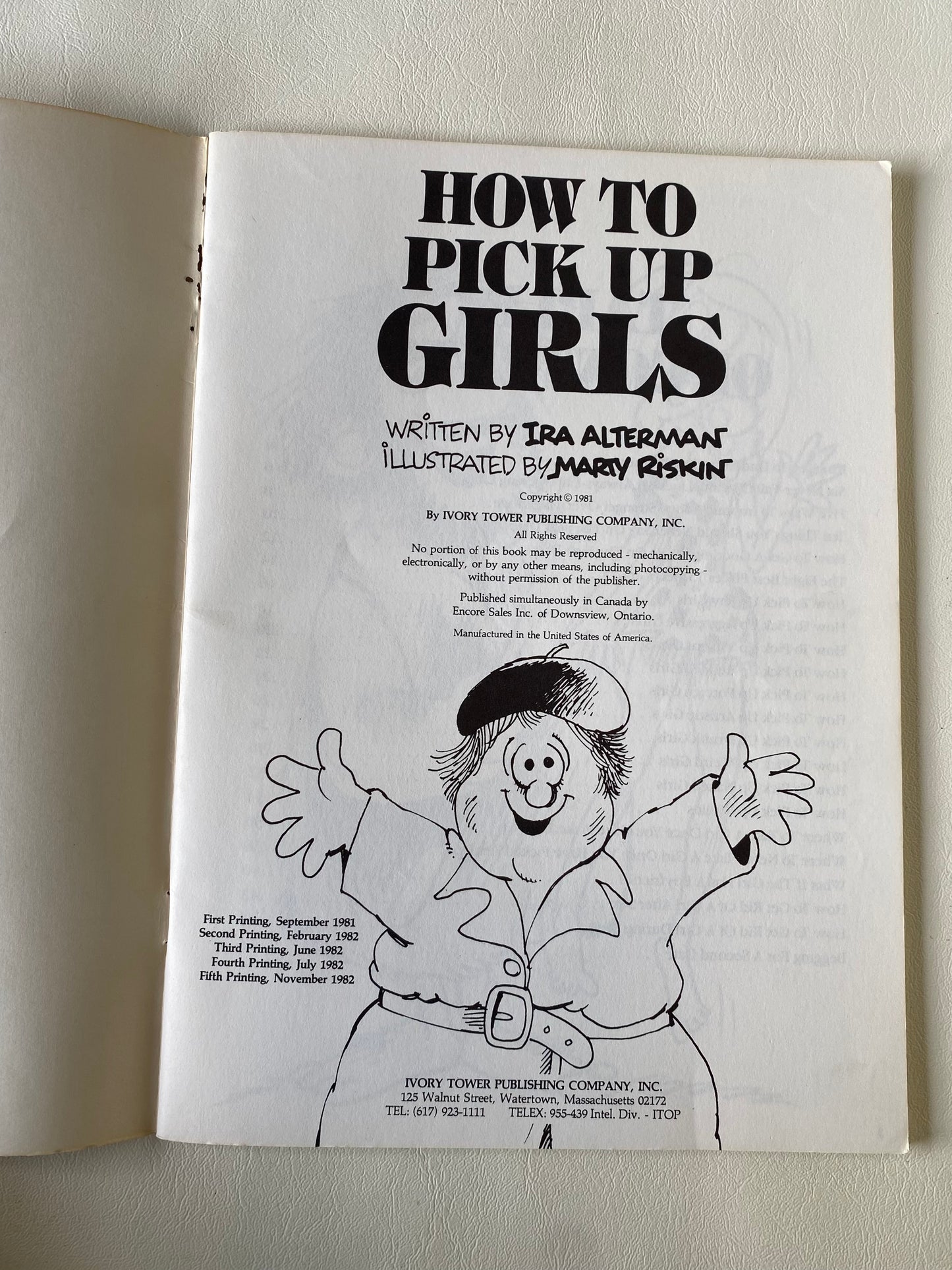 Rare “How to pick up girls” soft cover book