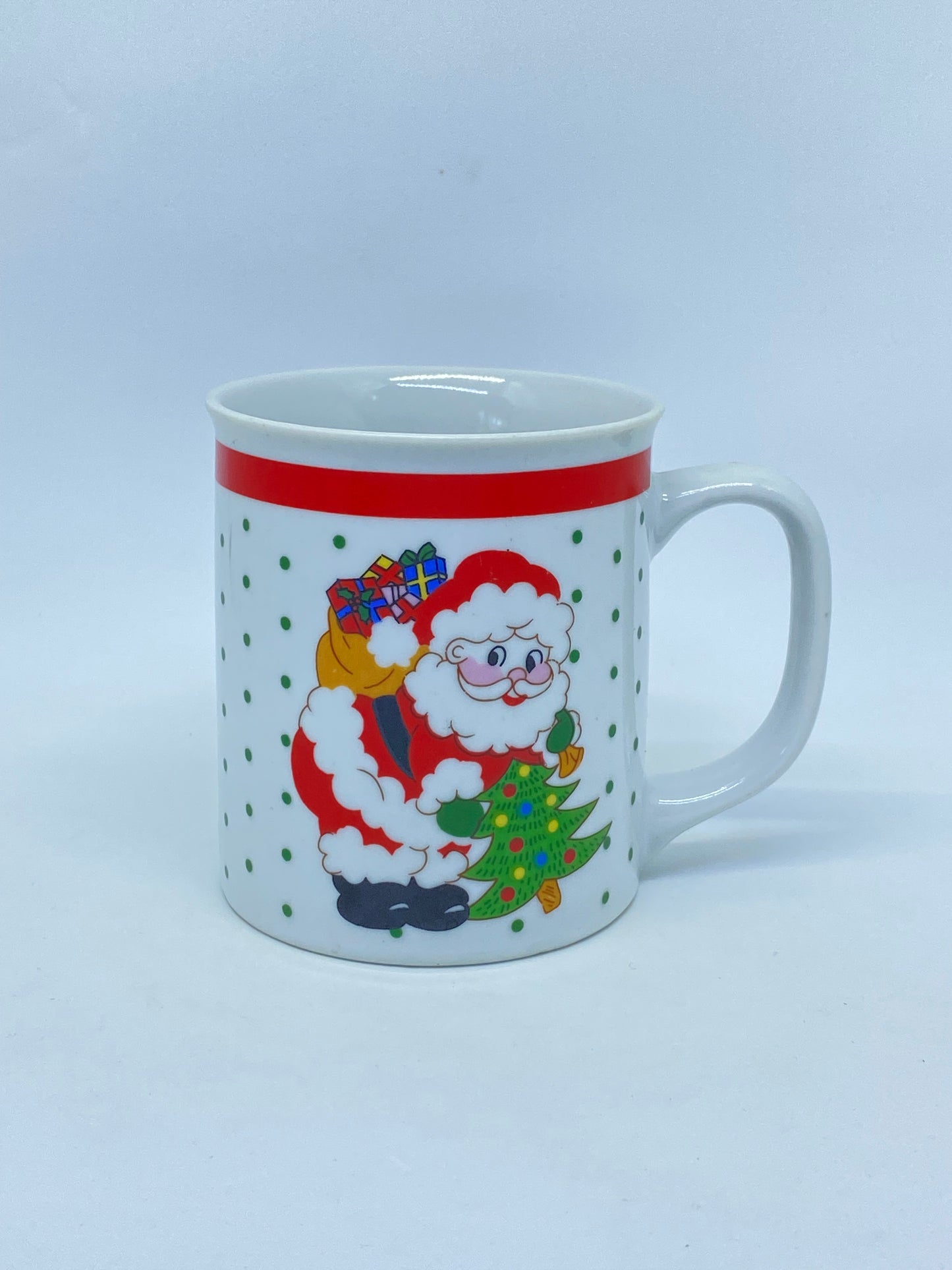 1980s Korean Kitschmas Christmas cup - Santa and his sack