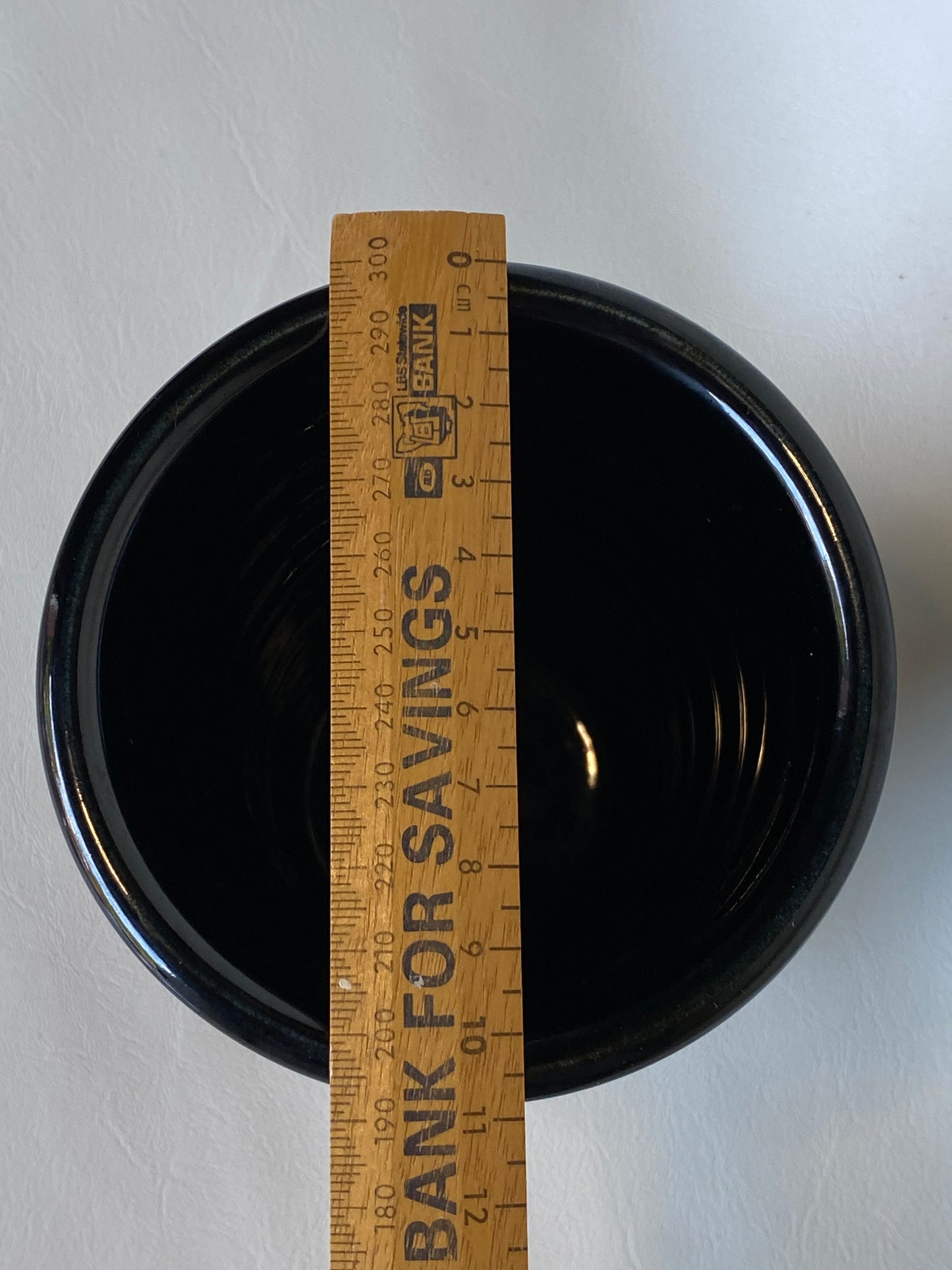 Panogana Tasmania Bill Thomas blue black pottery Vase - Unmarked/ hard to come by