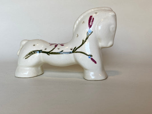 Rare 1950s Picton Hopkins pottery horse toothpick holder