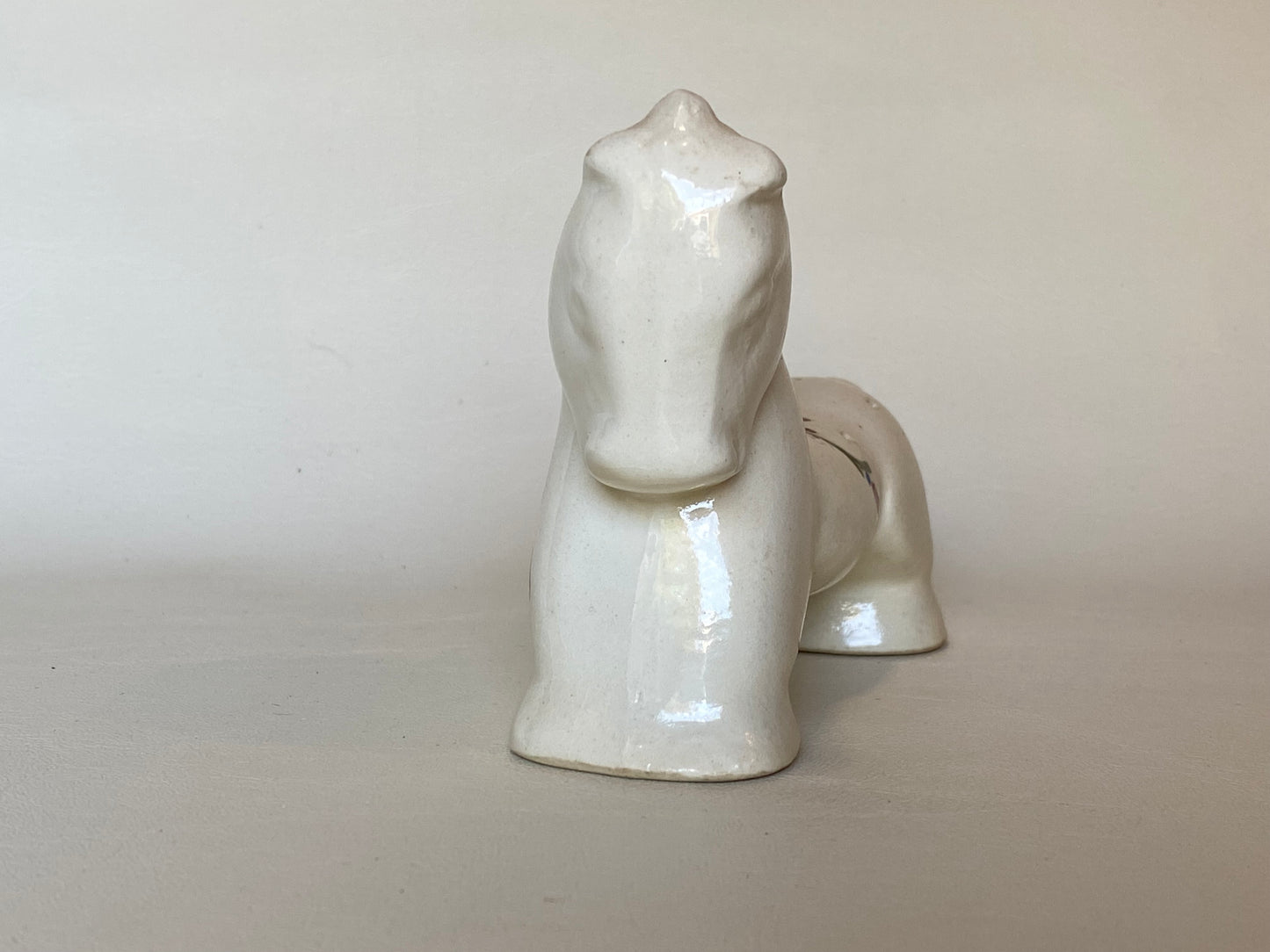 Rare 1950s Picton Hopkins pottery horse toothpick holder