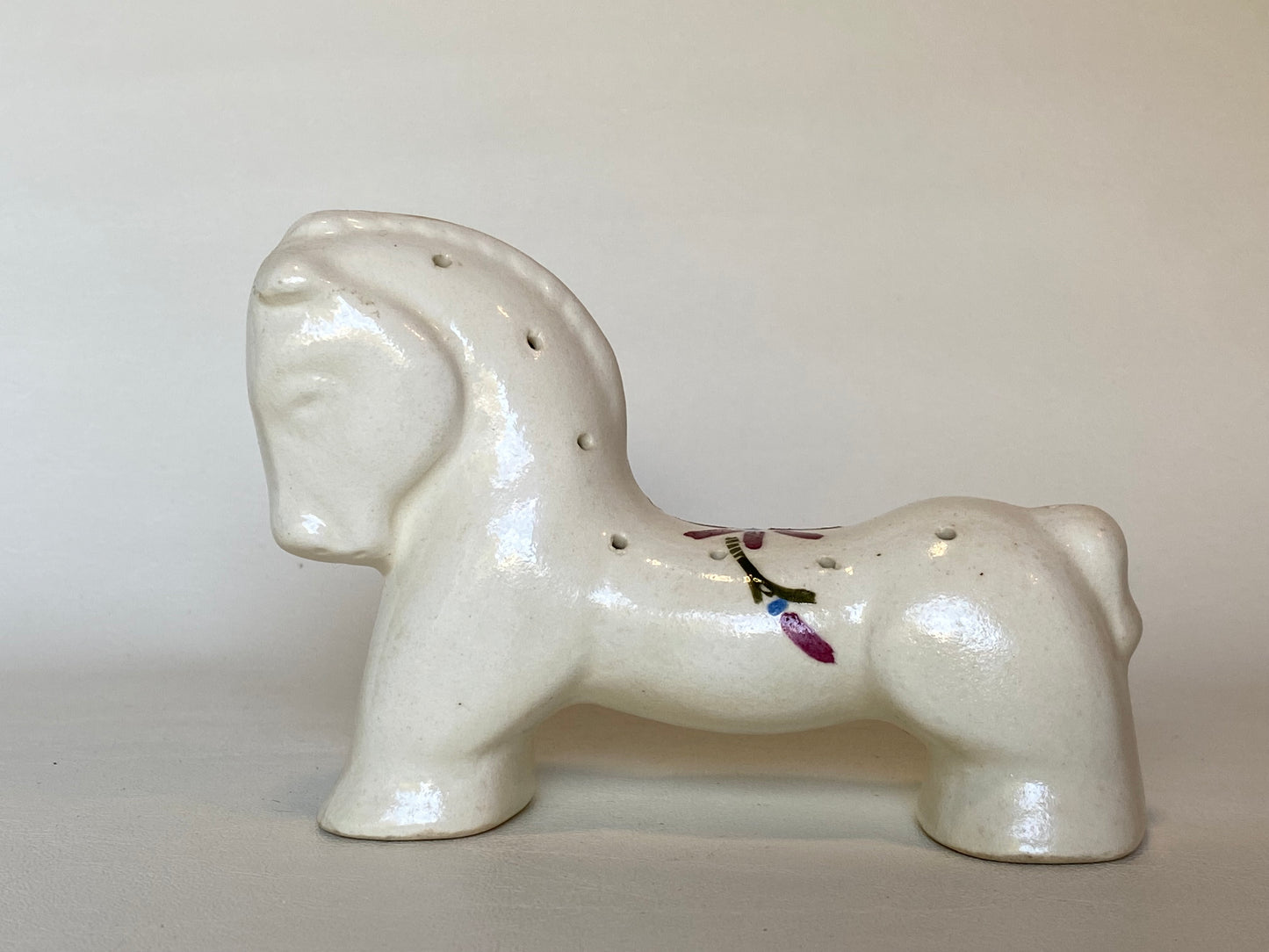 Rare 1950s Picton Hopkins pottery horse toothpick holder