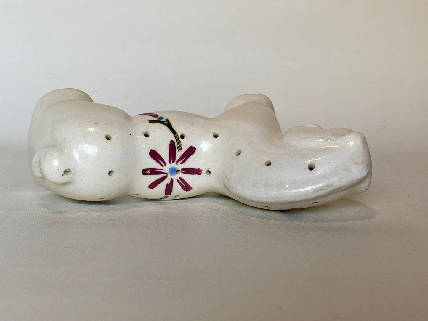 Rare 1950s Picton Hopkins pottery horse toothpick holder