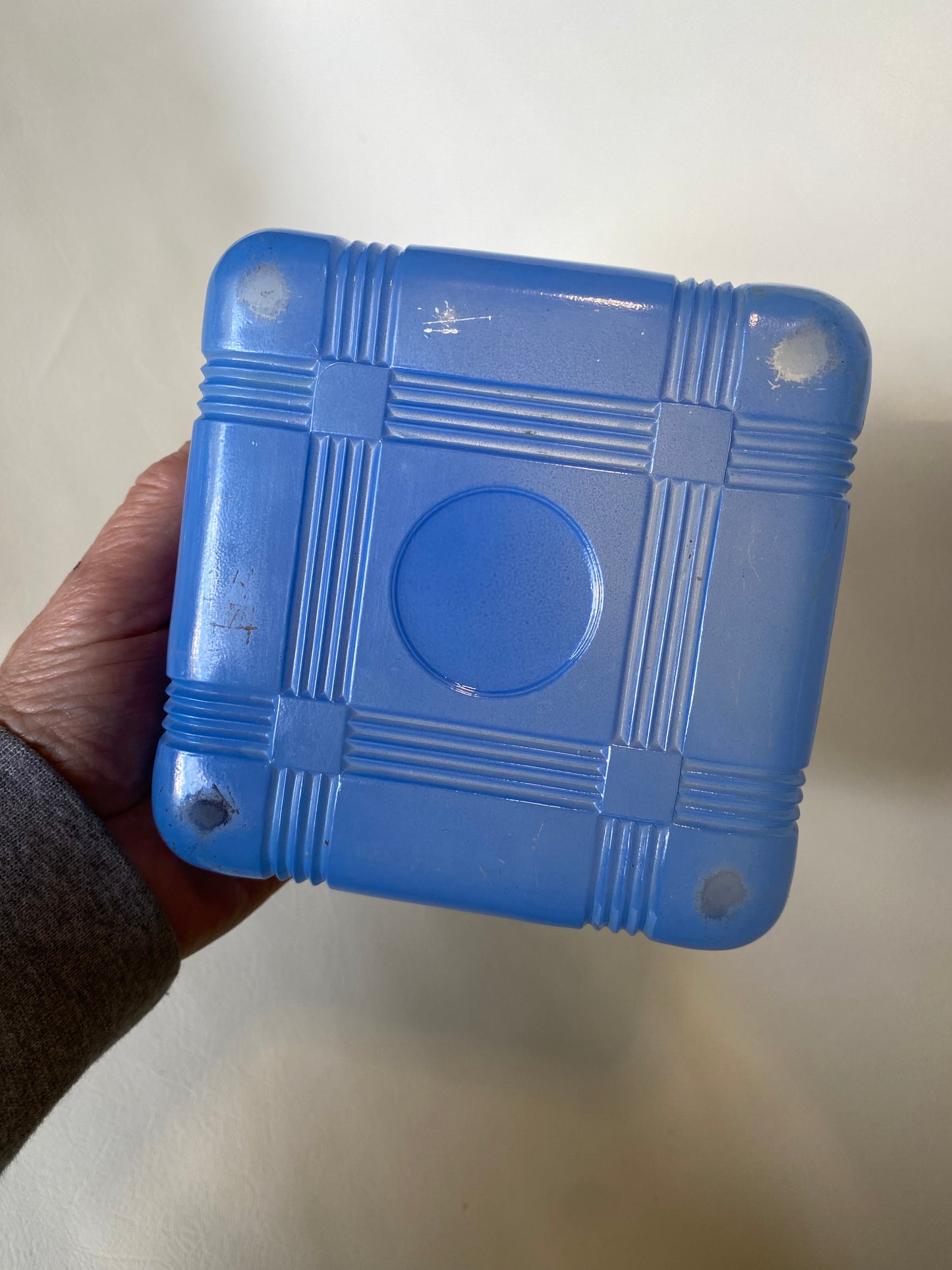 1950s Crown Crystal Australia Refrigerator Box - Blue