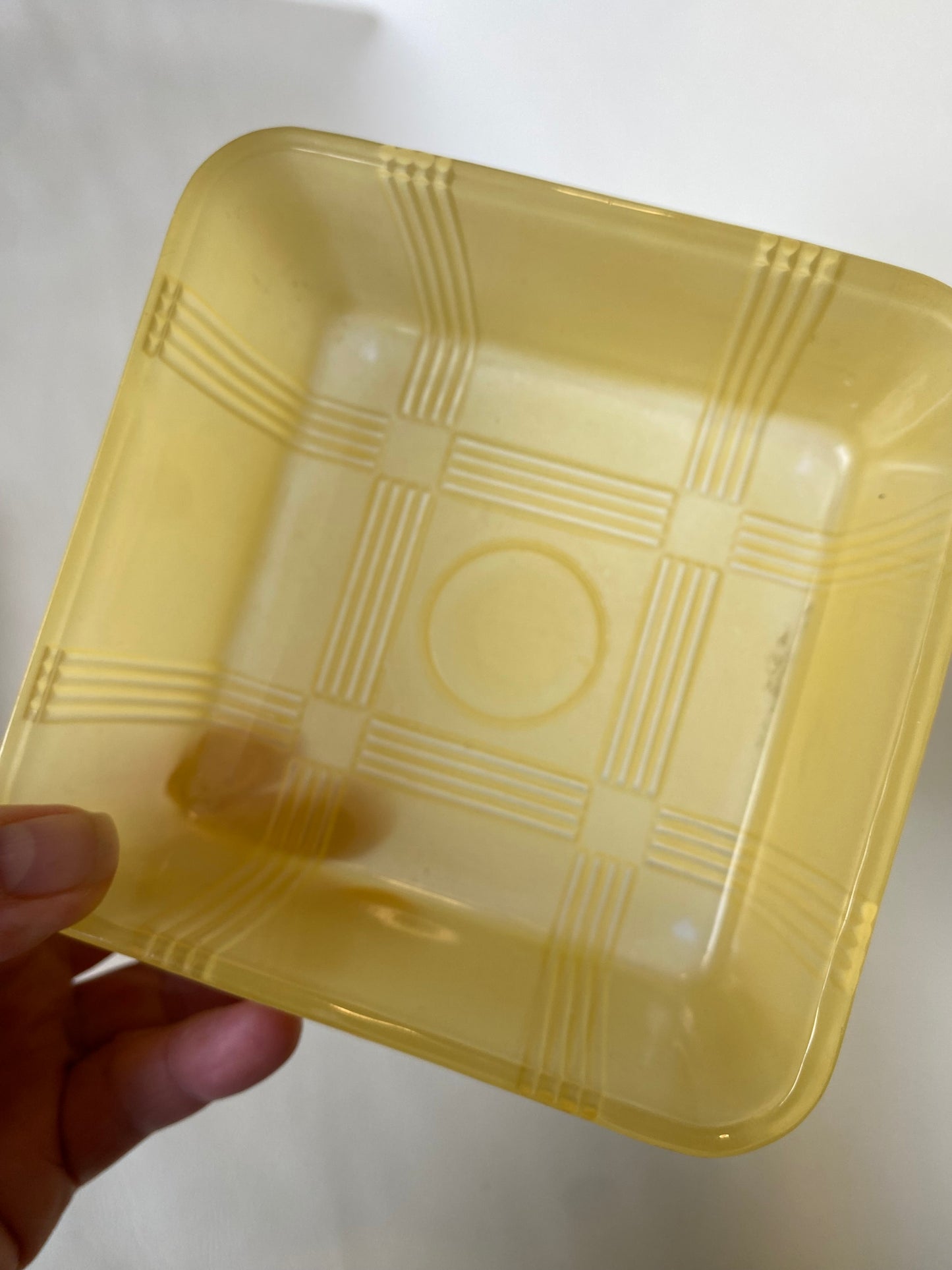 1950s Crown Crystal Australia Refrigerator box - yellow