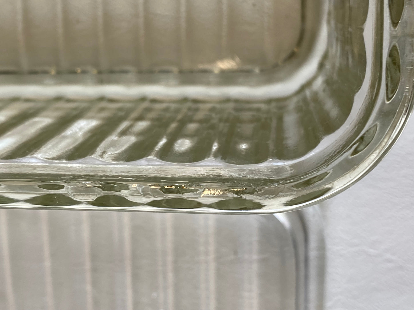 Crown Crystal Australia large glass refrigerator box