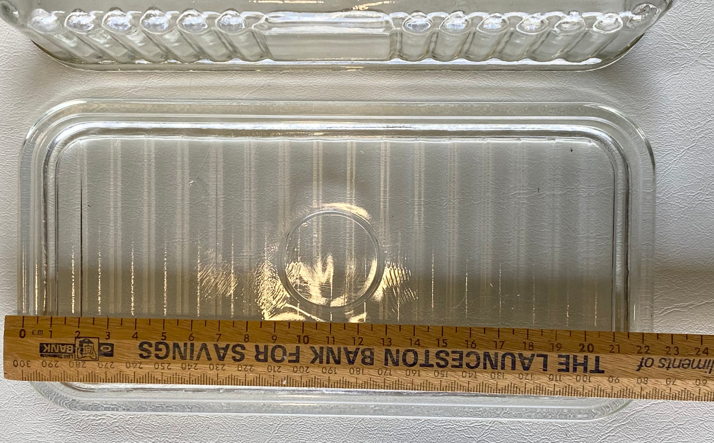 Crown Crystal Australia large glass refrigerator box