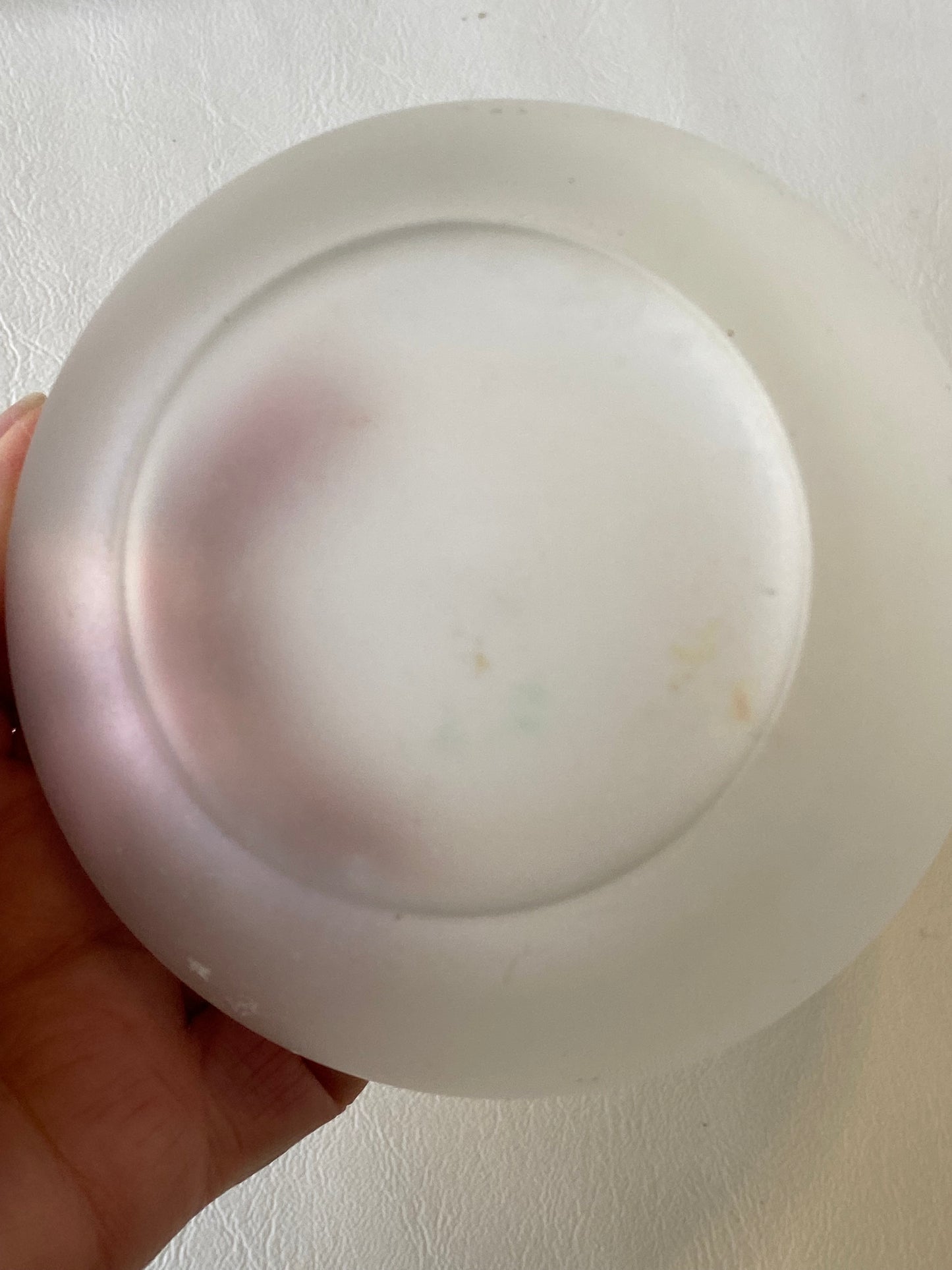 Stiver Italy frosted glass lidded container