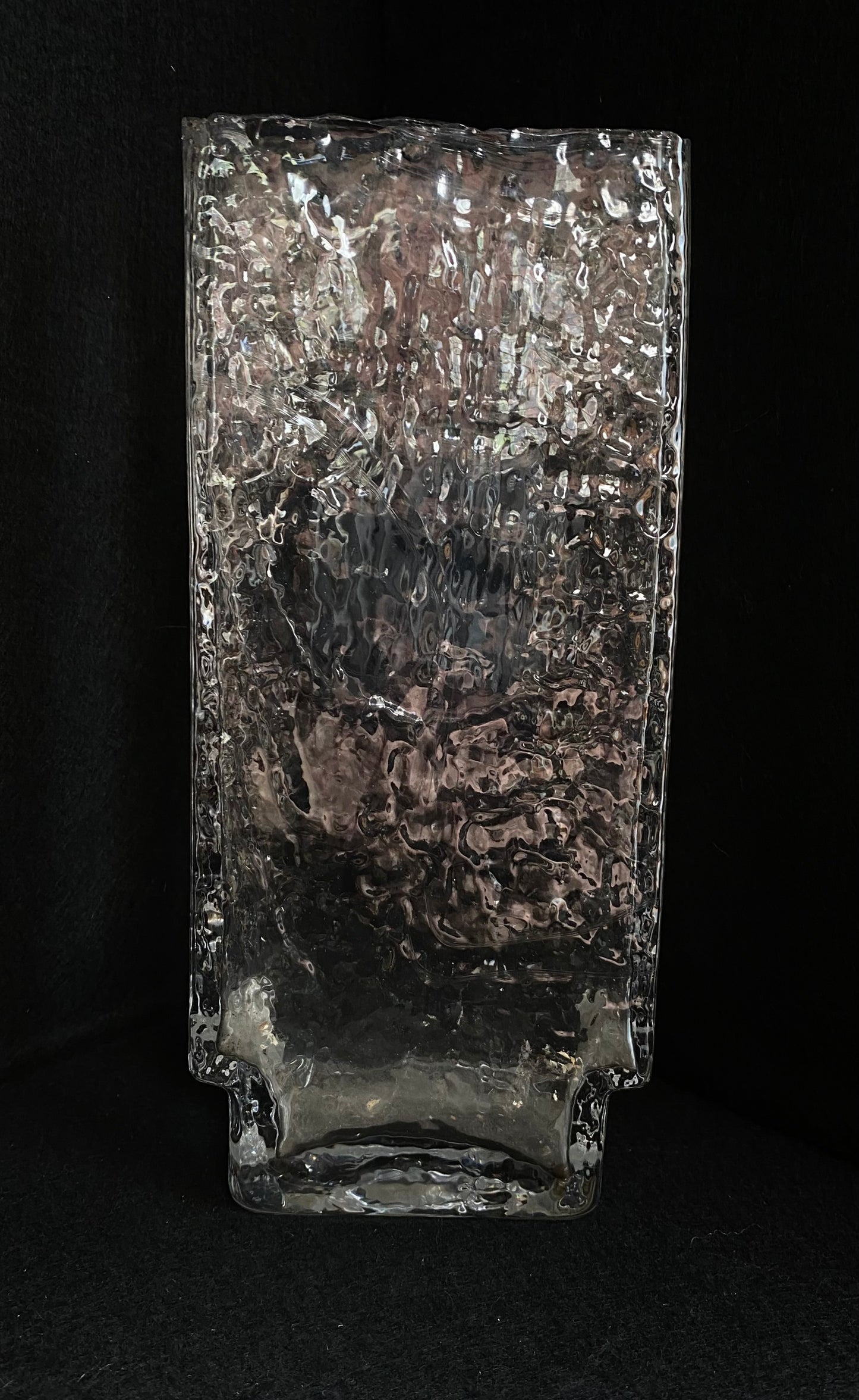 Vintage 1960s Czech Glass Vase - Jana Gabrhela design - Chlum u Třeboně - series ‘Rustikal’ 13333/07481