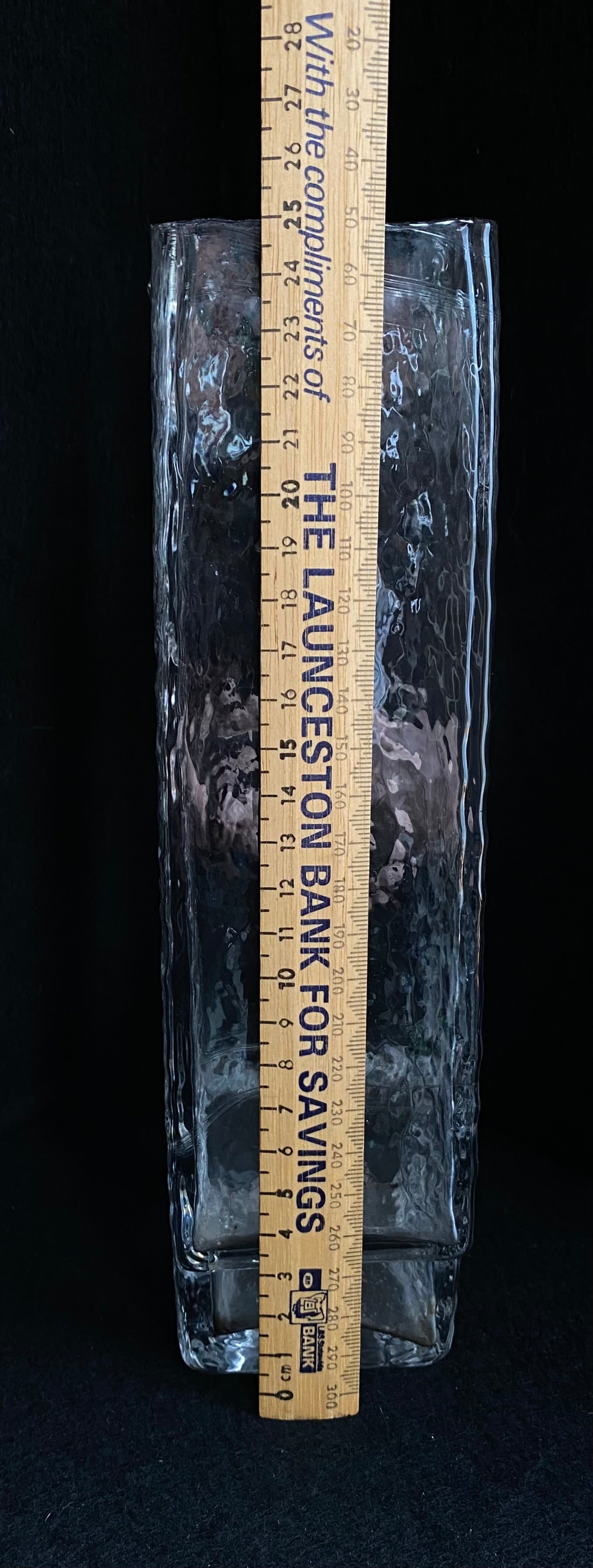 Vintage 1960s Czech Glass Vase - Jana Gabrhela design - Chlum u Třeboně - series ‘Rustikal’ 13333/07481