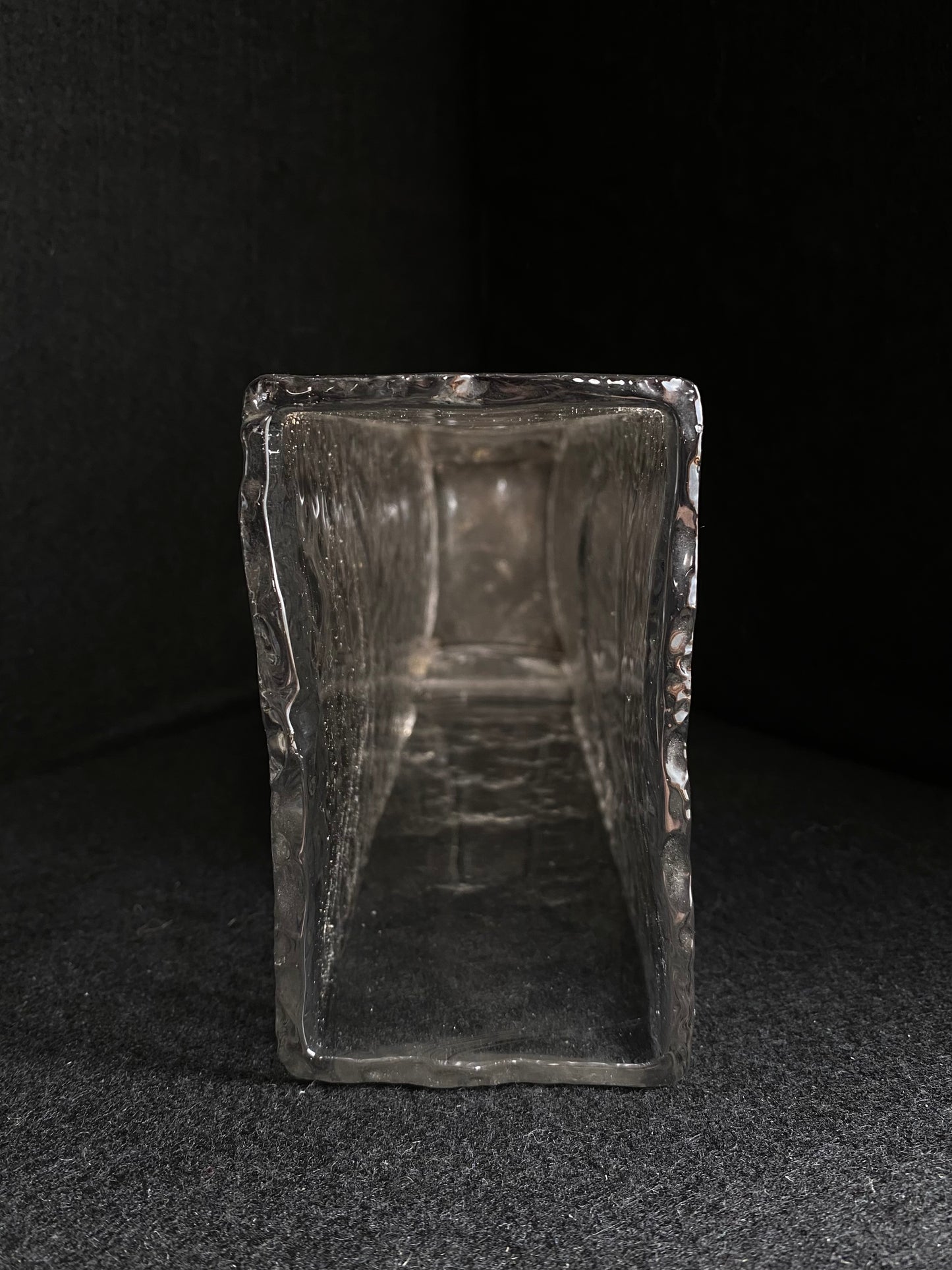 Vintage 1960s Czech Glass Vase - Jana Gabrhela design - Chlum u Třeboně - series ‘Rustikal’ 13333/07481