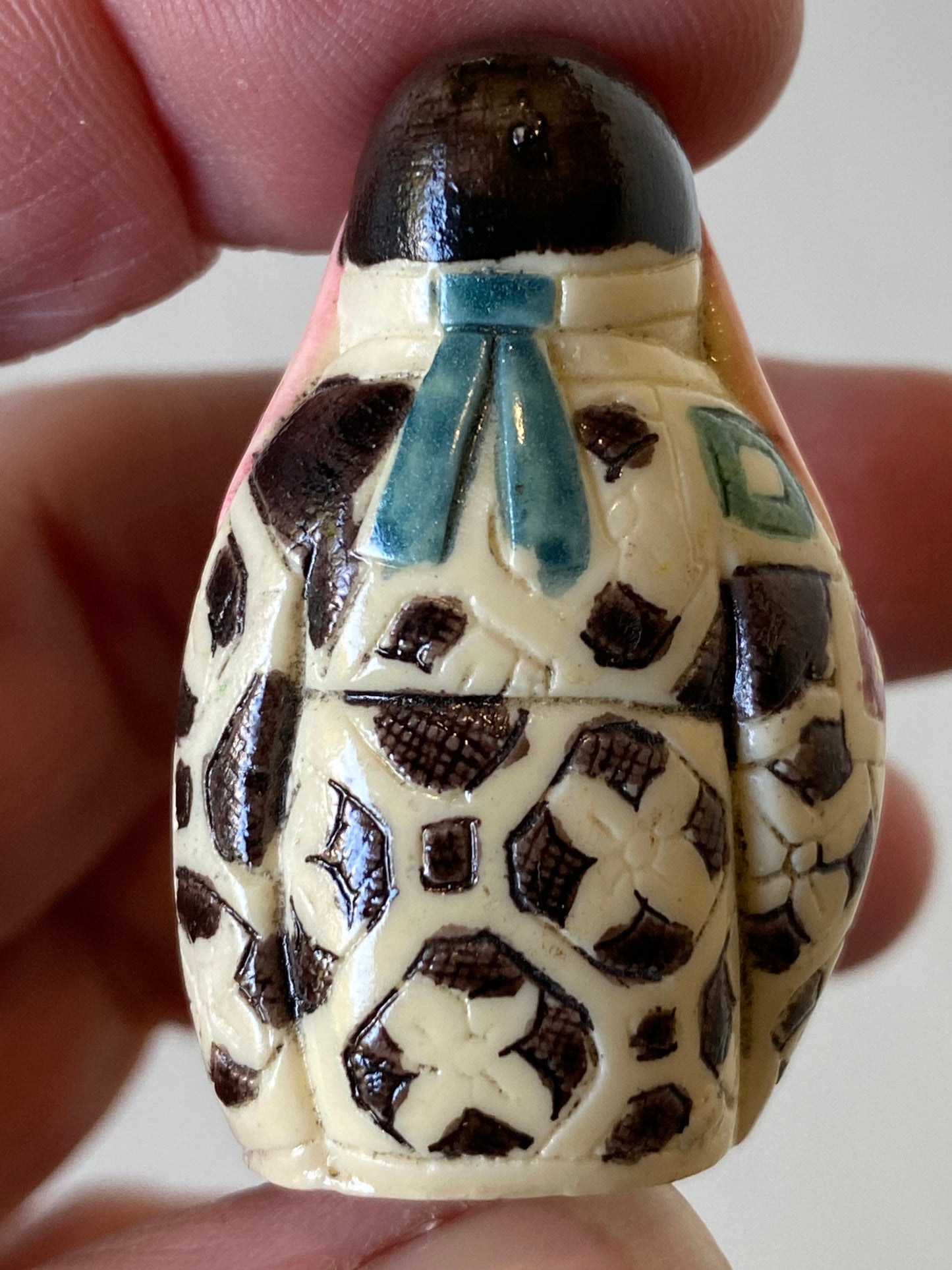 Antique Okimono Fu Lu Shu figure - Fortune