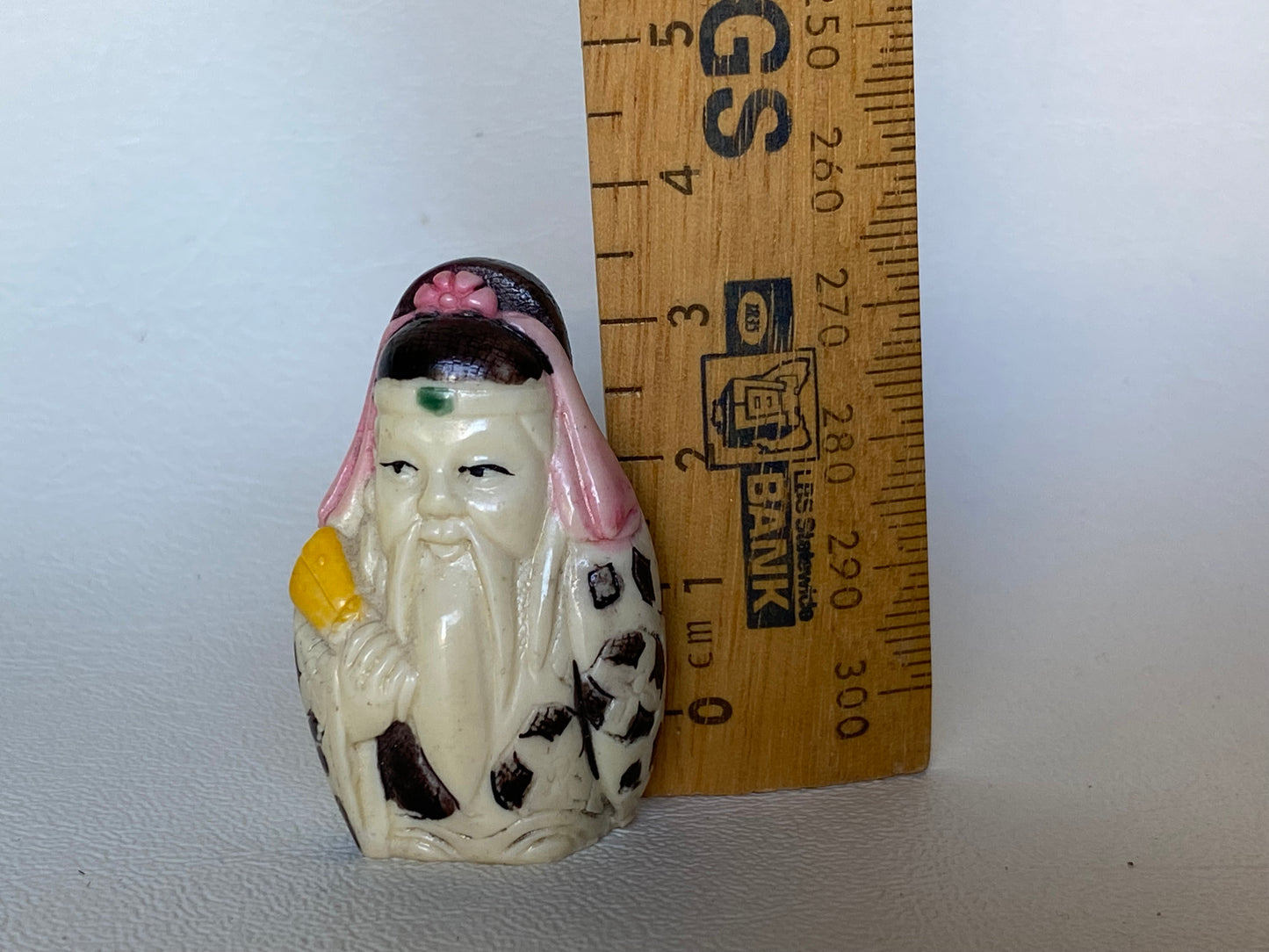 Antique Okimono Fu Lu Shu figure - Fortune