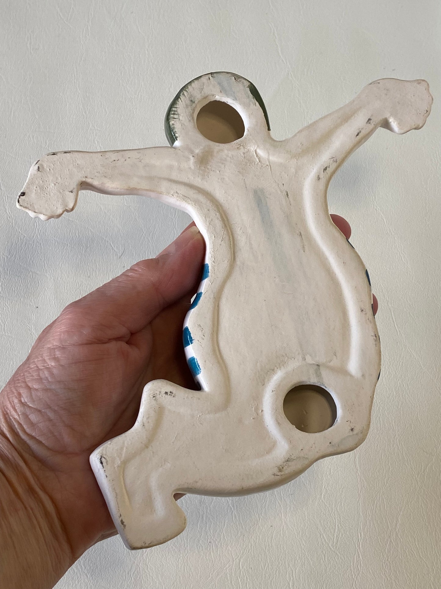 Beryl Cook style ceramic wall plaques - swimmers