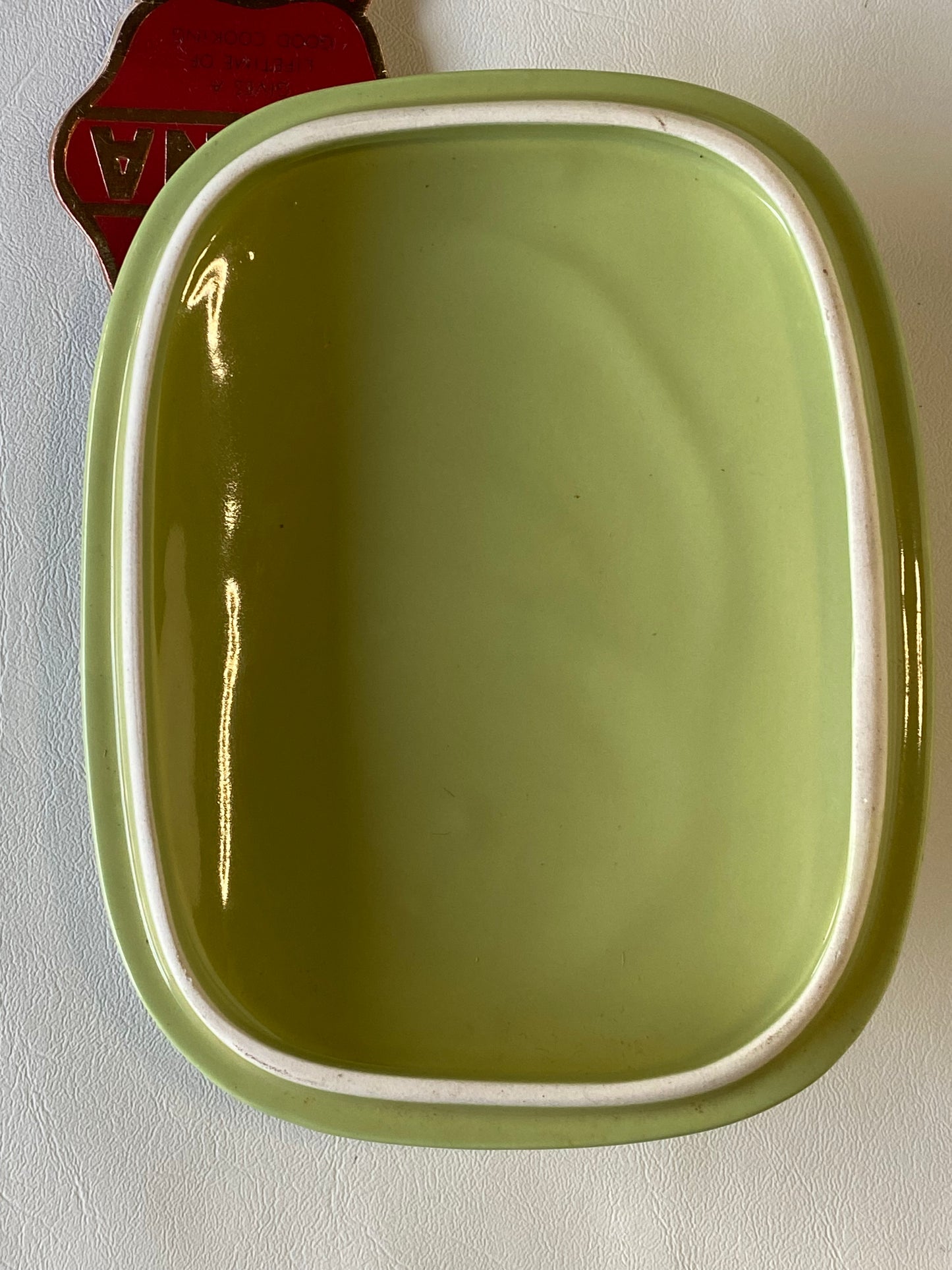 1960s Diana Australia Casserole Dish and Lid - Flannel-flower design
