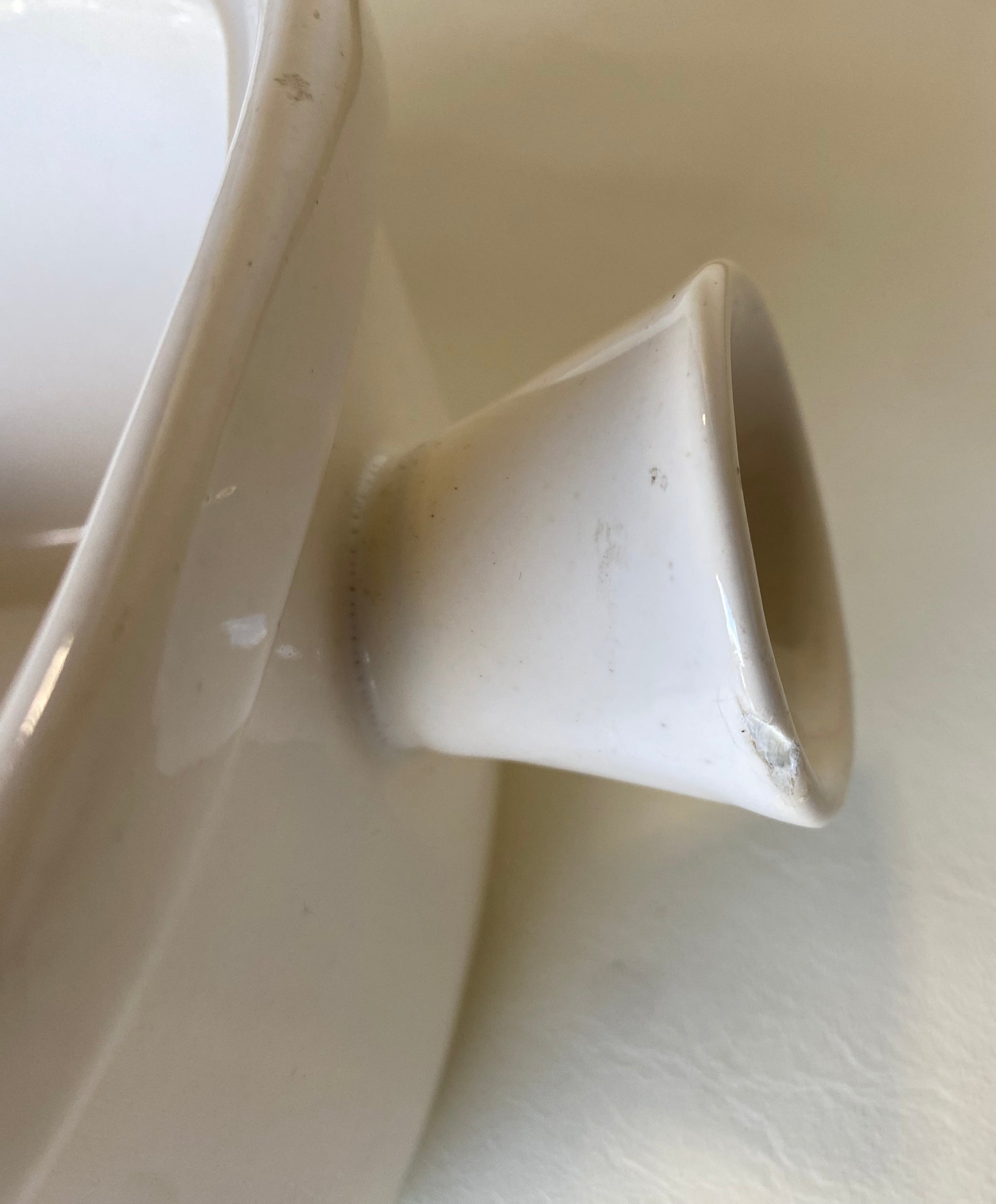 small nibble to handle glaze