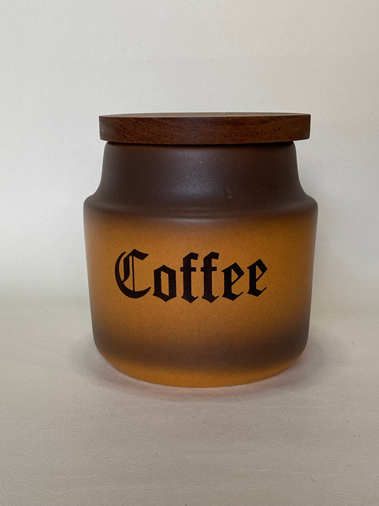 Fiana (Studio Anna Australia) Vintage ceramic Coffee storage canister with original lid