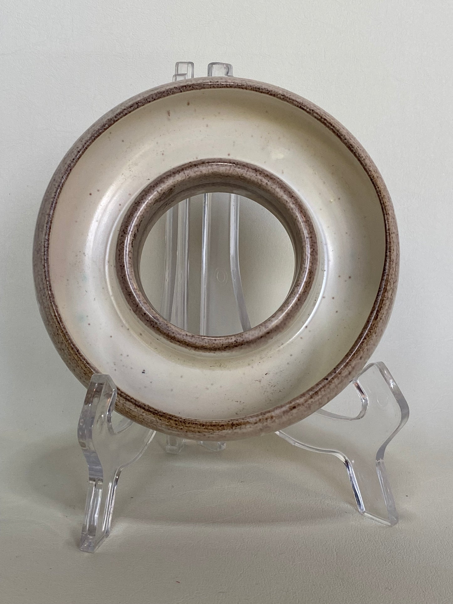 Charles Wilton Float Bowl Posy Ring - light purple and white