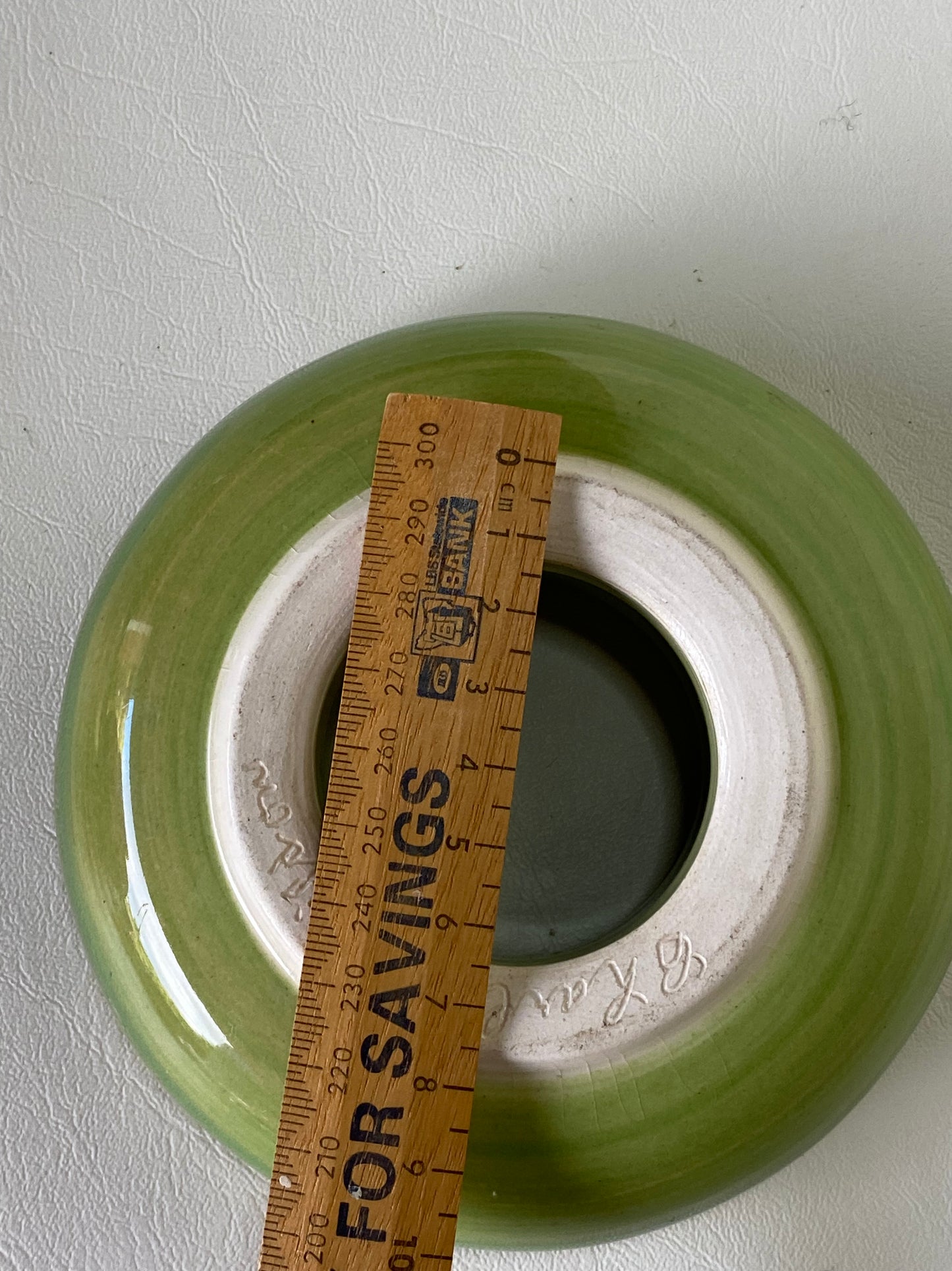 Charles Wilton Float Bowl Posy Ring - green