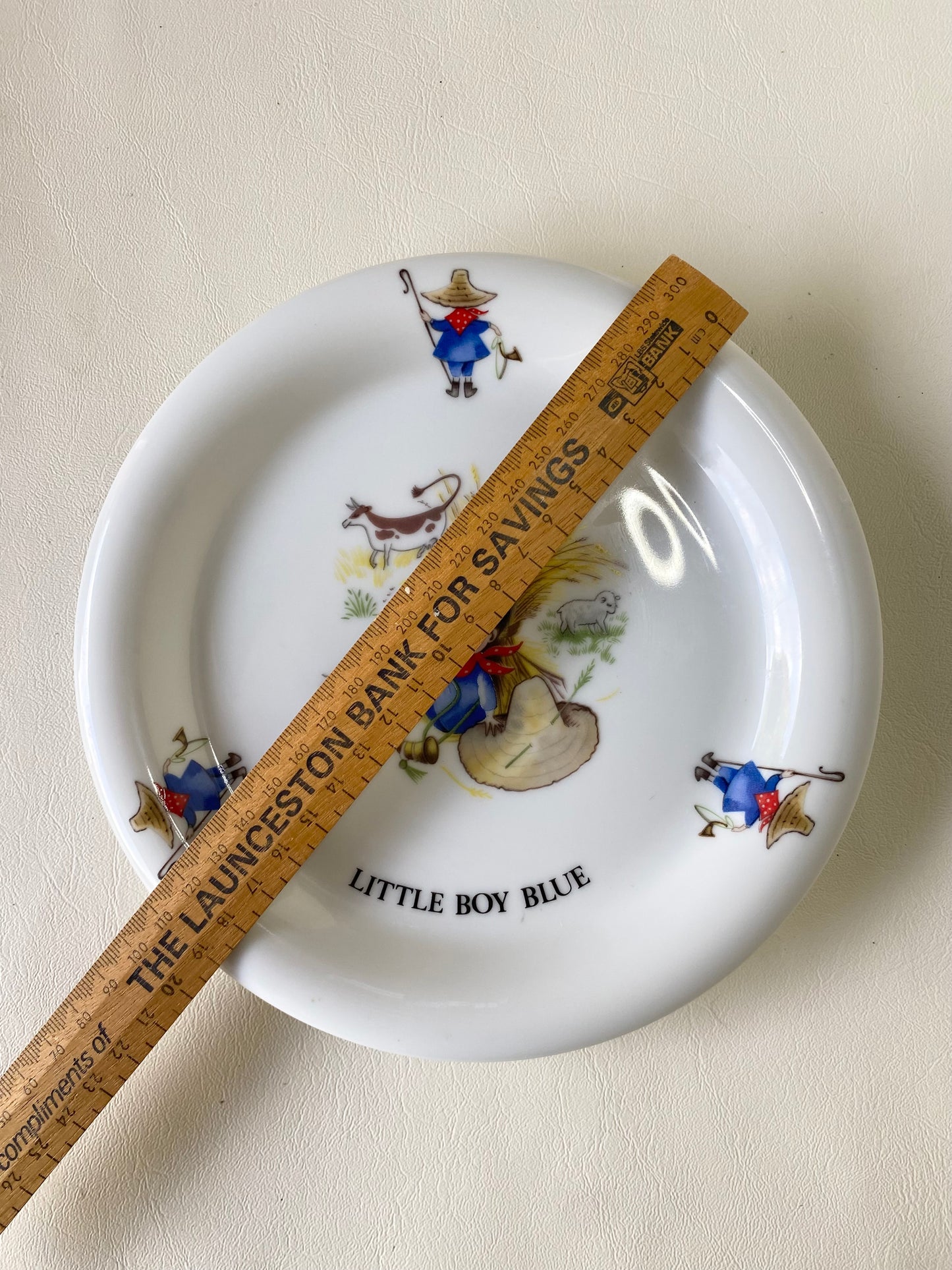 Little Boy Blue Wall Plate - made in Japan
