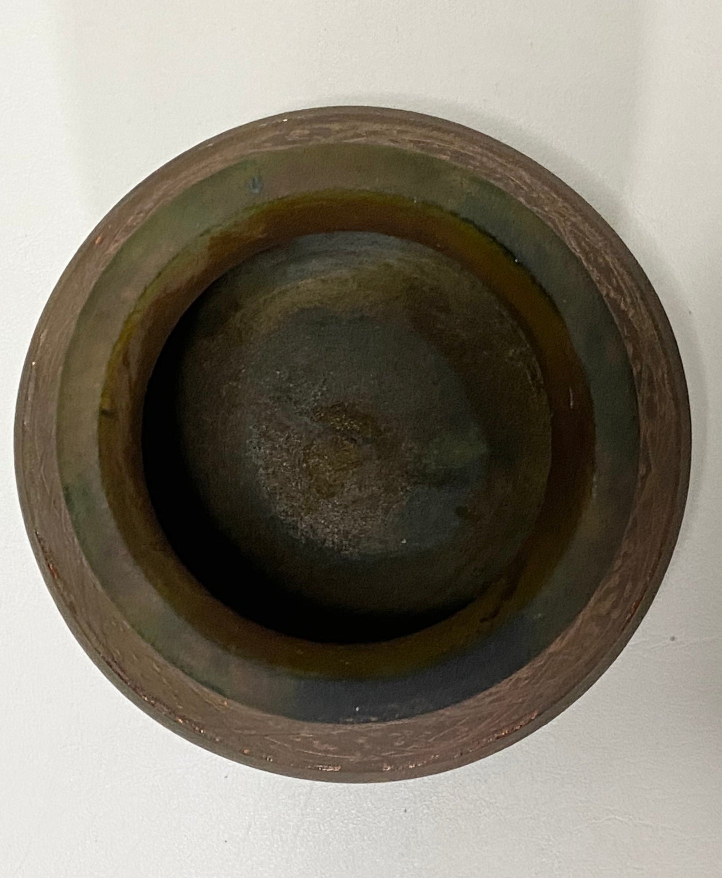 Highly collectable: Don James Iridescent Glazed Raku Fired Pottery Vase