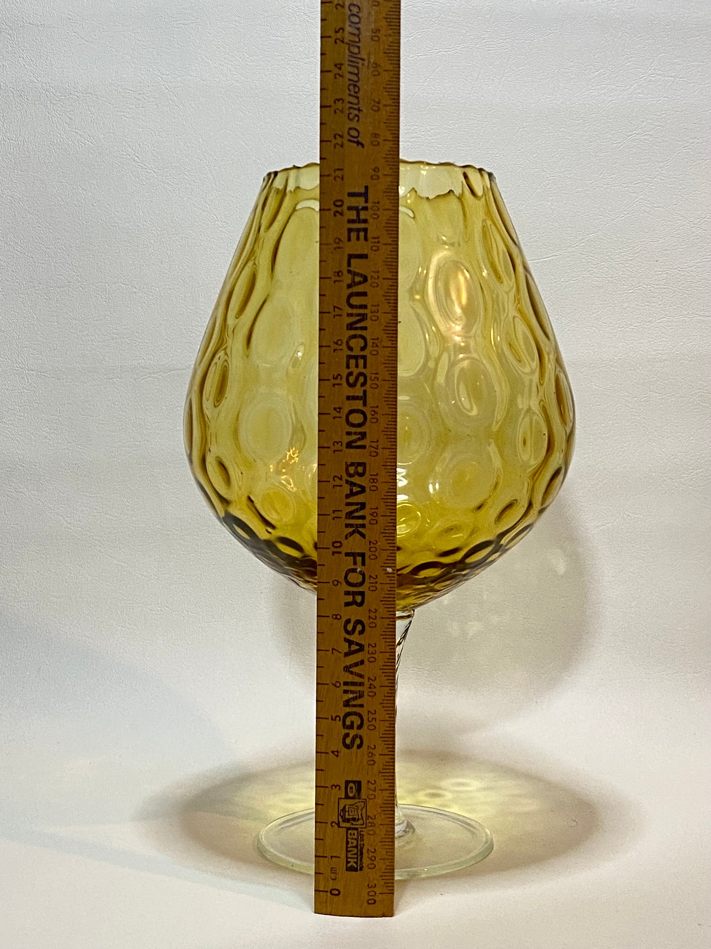 Large 1950s Empoli Glass in Gold
