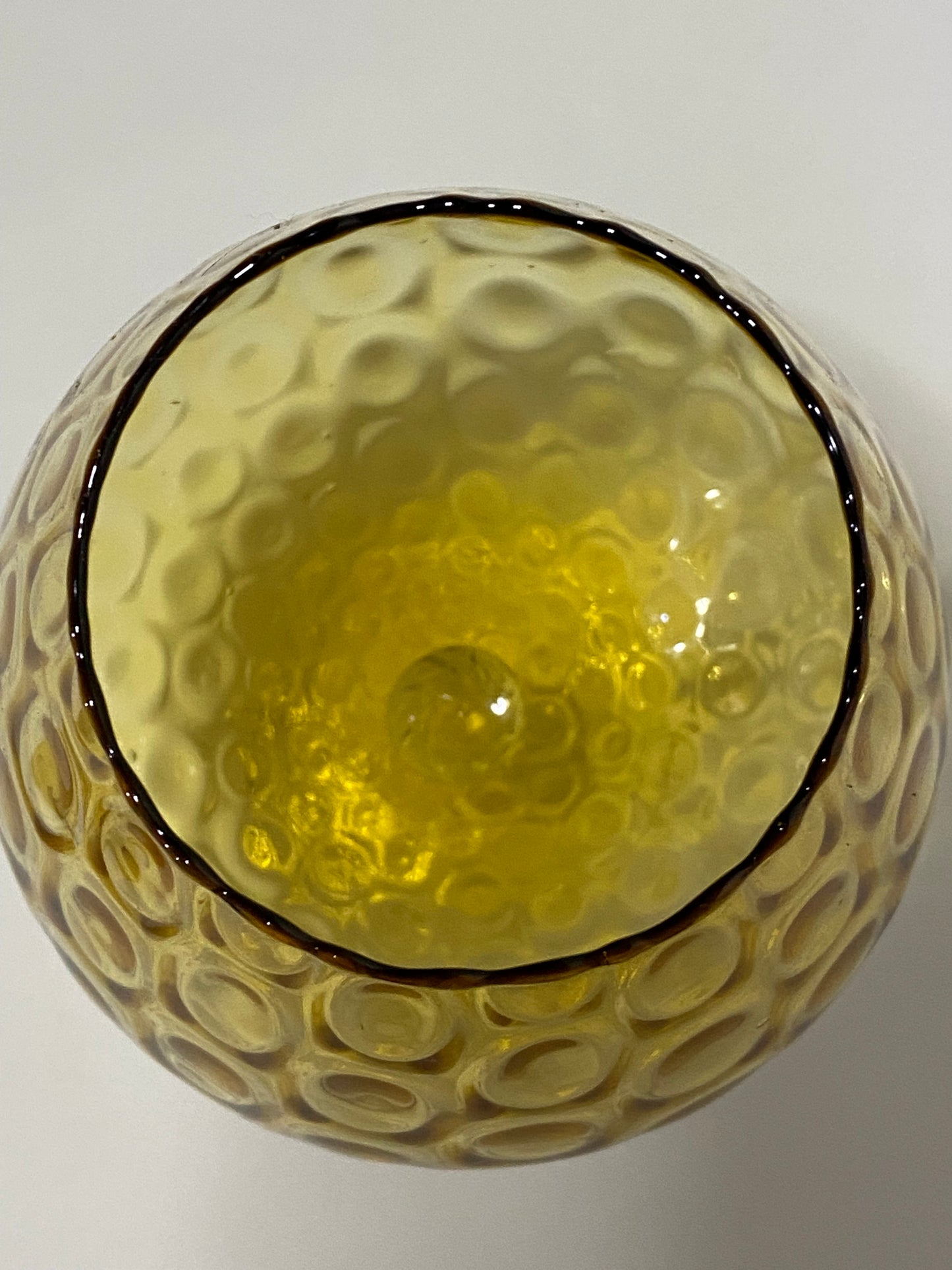 Large 1950s Empoli Glass in Gold