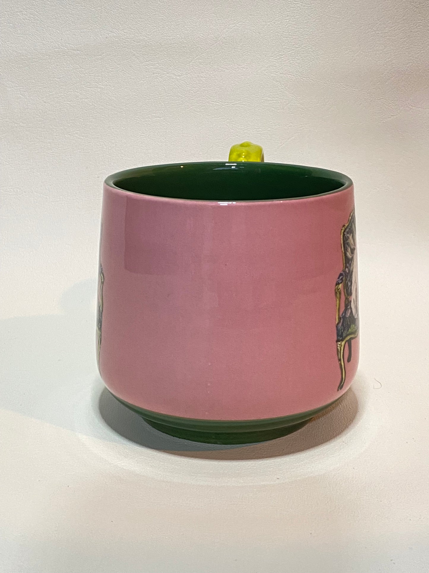 Collectable Anthropologie Mug - Raphael Balme - Greyhound design (no box)
