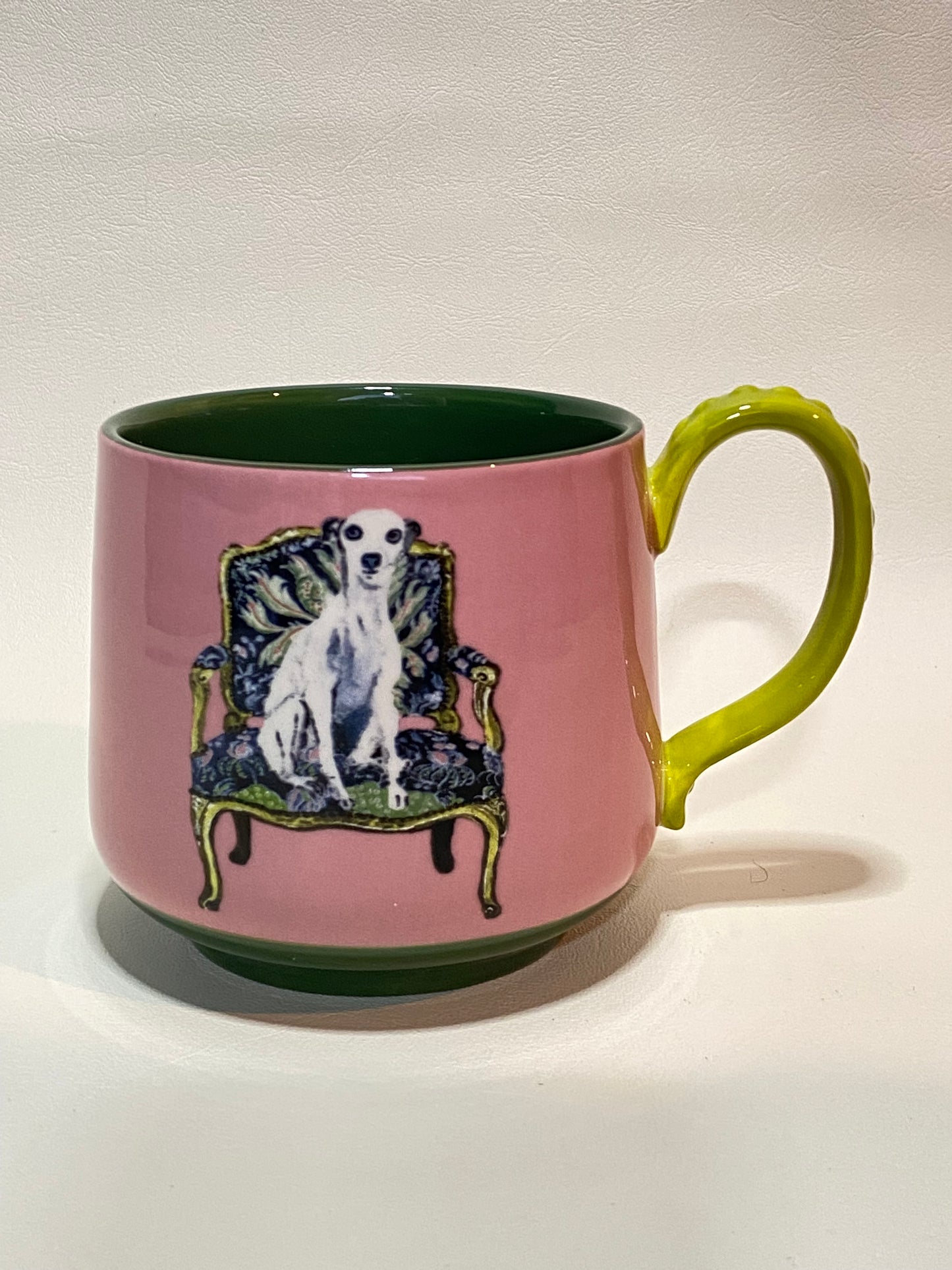 Collectable Anthropologie Mug - Raphael Balme - Greyhound design (no box)