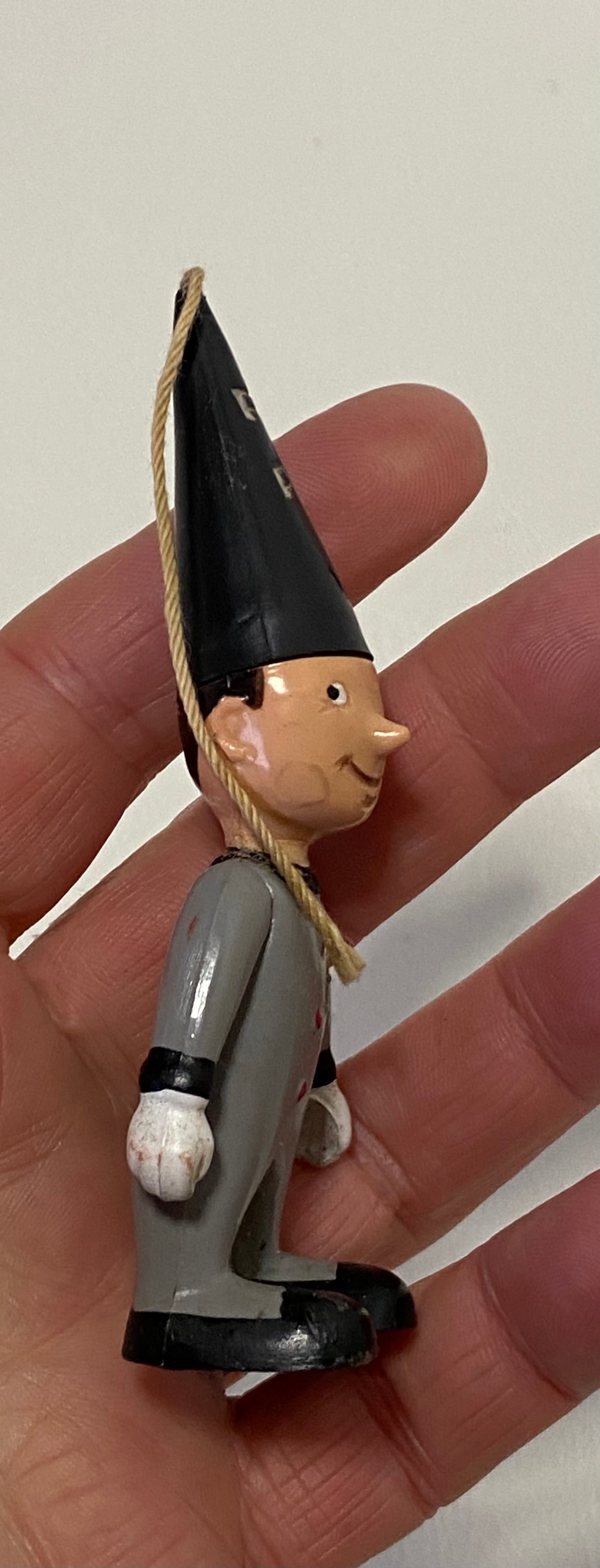 1970s FACITMAN mascot- grey - Made in Hong Kong