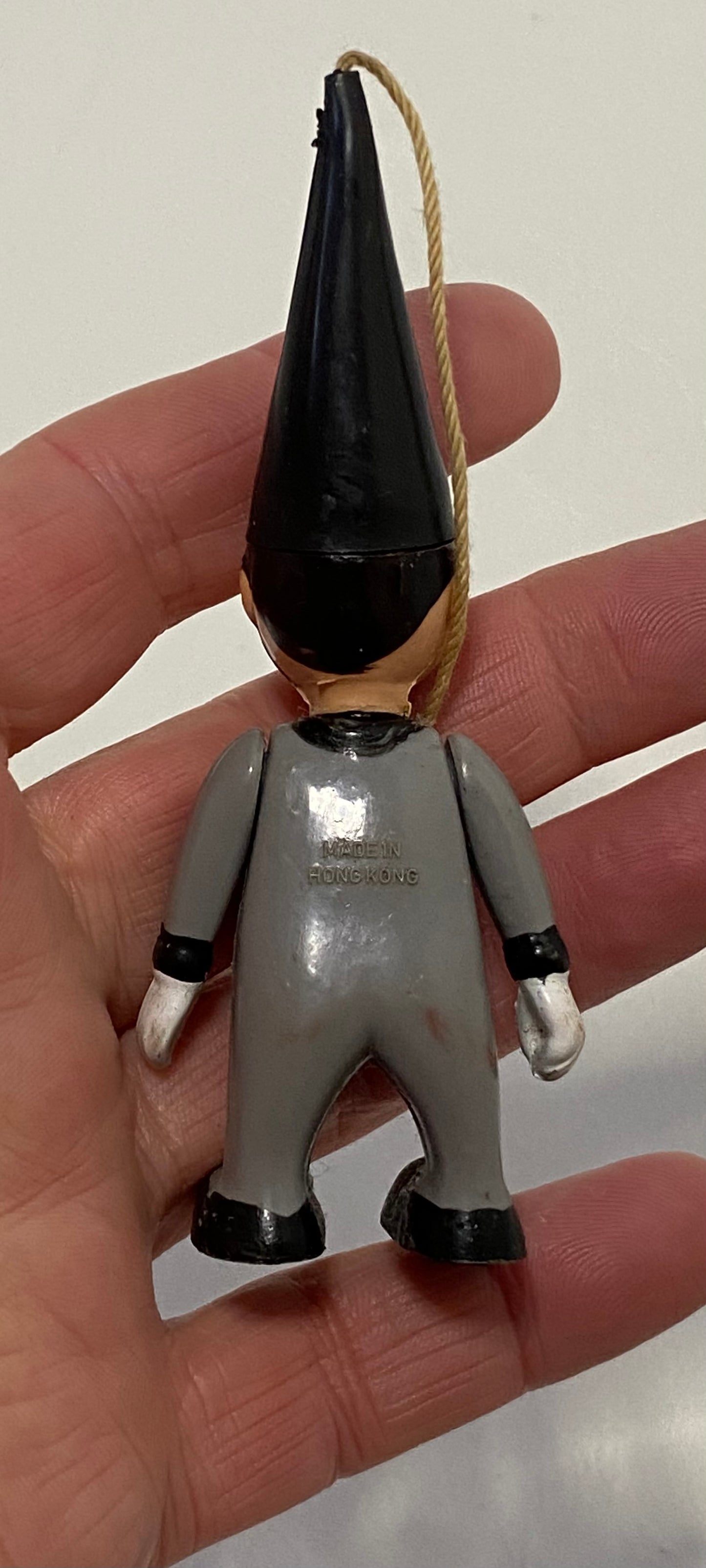 1970s FACITMAN mascot- grey - Made in Hong Kong