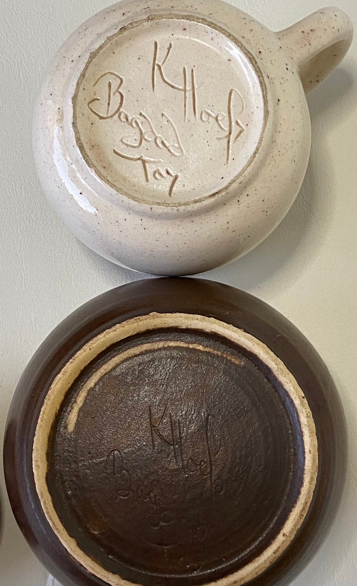 Vintage Kay Hoefs Bagdad pottery Tasmania pottery