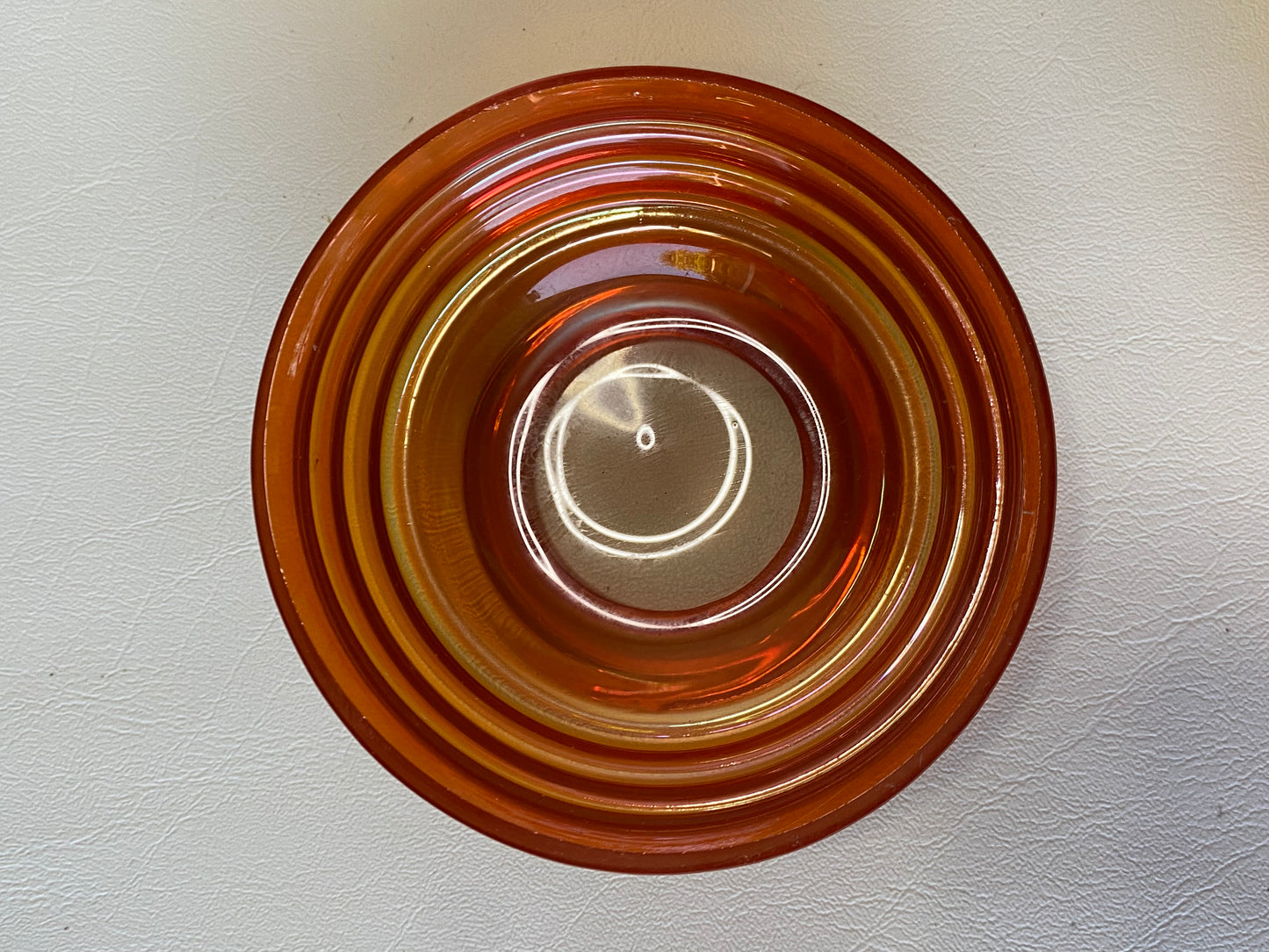 (a) Crown Crystal Australia Melon Ribbed Bowls  - 2 bowls
