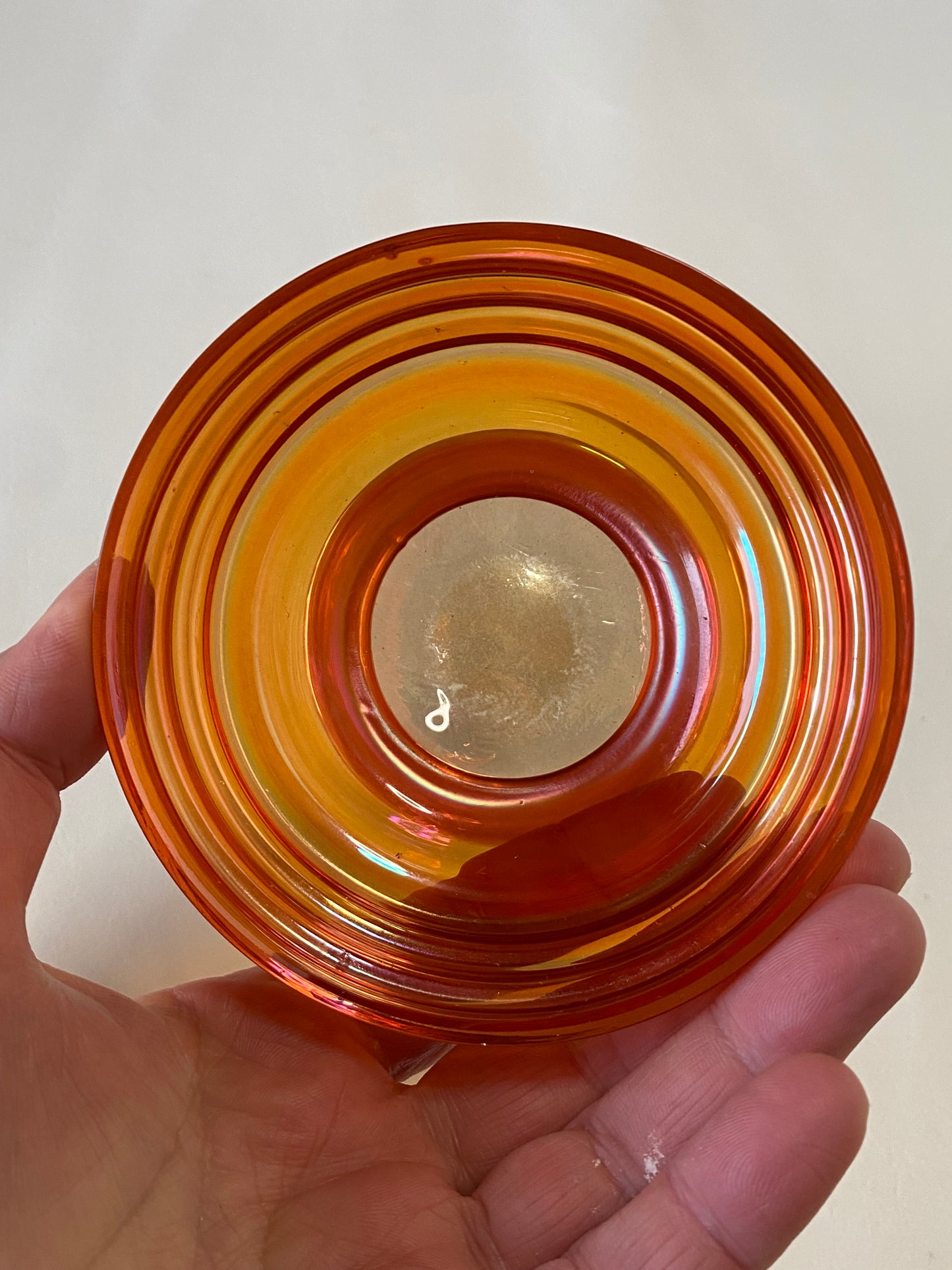 (a) Crown Crystal Australia Melon Ribbed Bowls  - 2 bowls