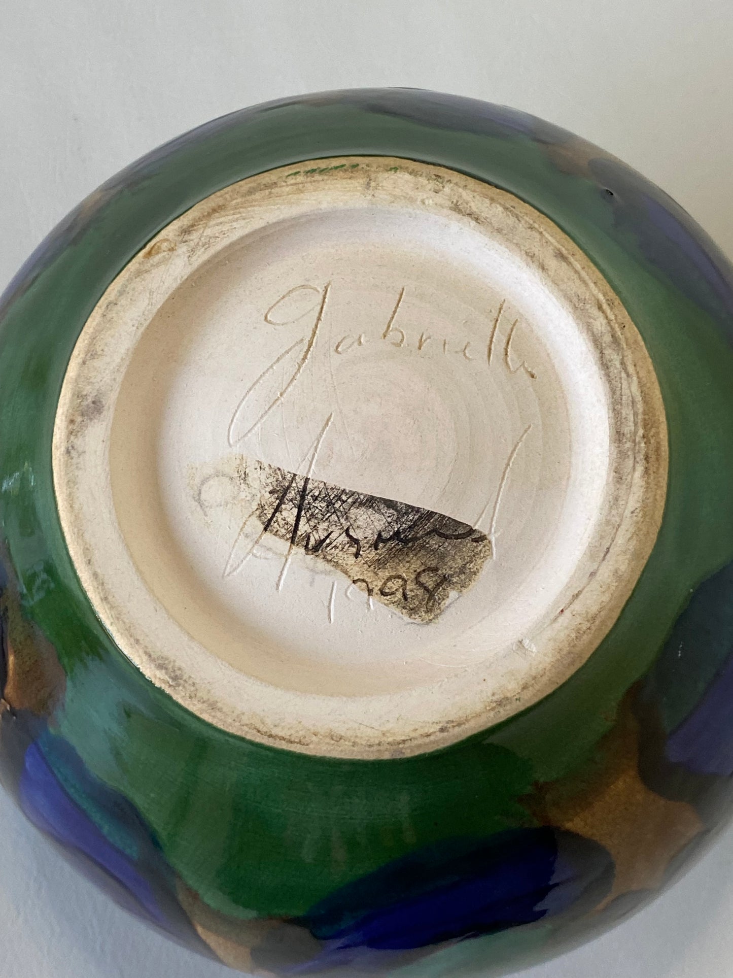 EPIC Vintage Gabrielle Brunsdon pottery Vase - 1998