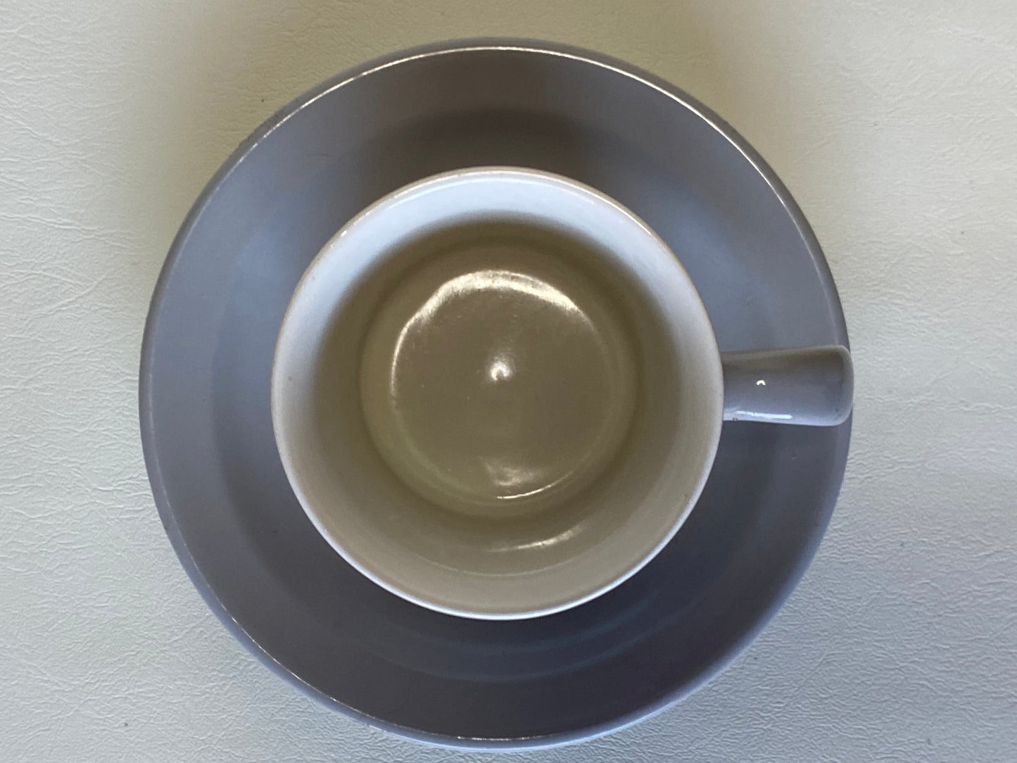 1980s Crown Lynn Mocha cup and saucer duos (2 sets)