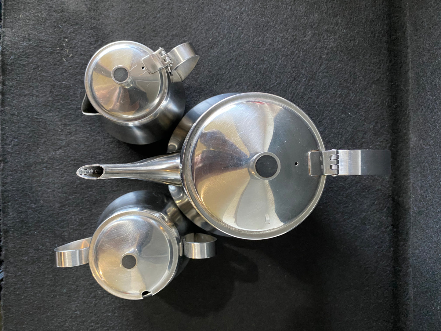 Vintage Tea set GROSVENOR STAINLESS STEEL