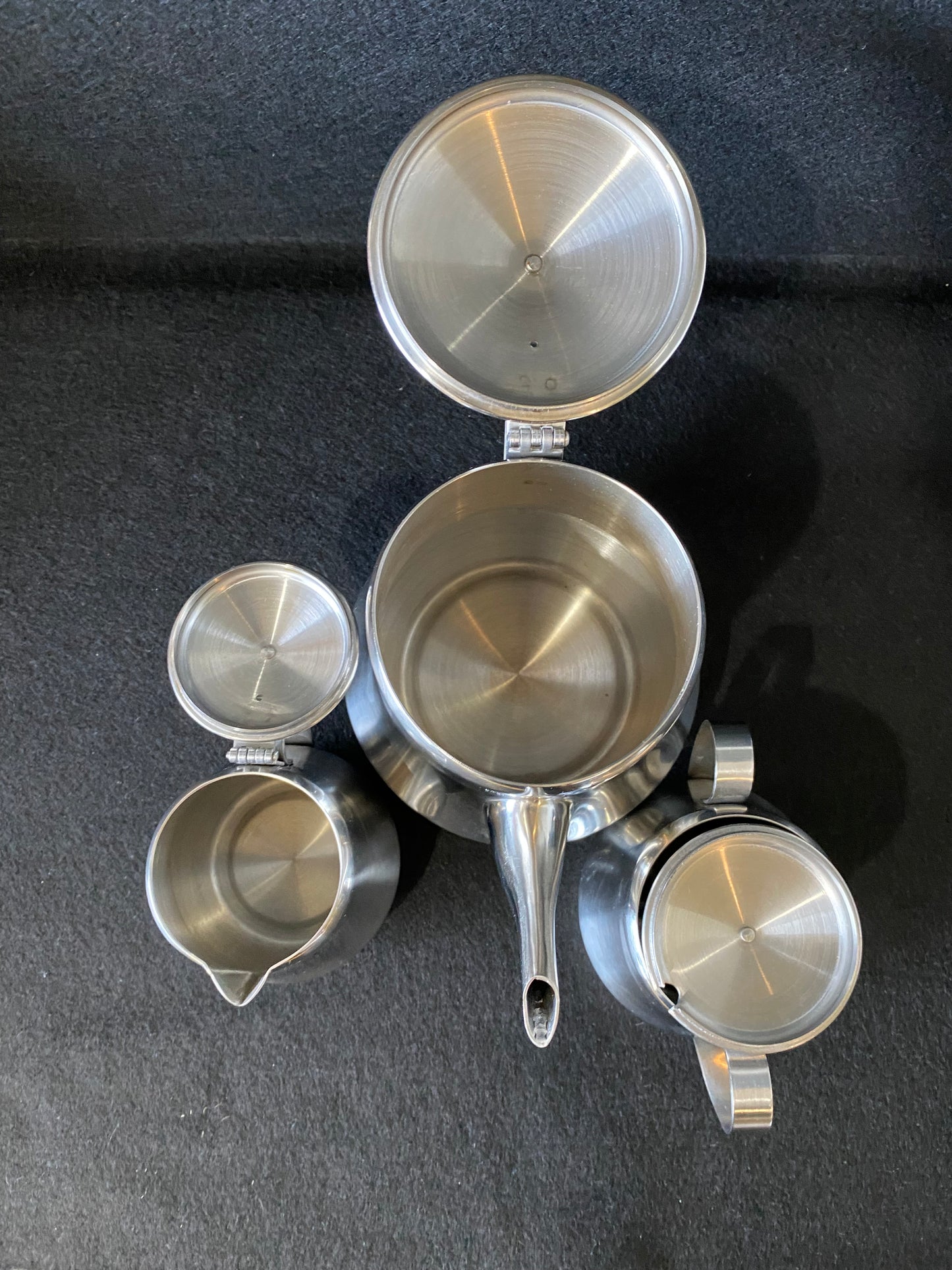 Vintage Tea set GROSVENOR STAINLESS STEEL